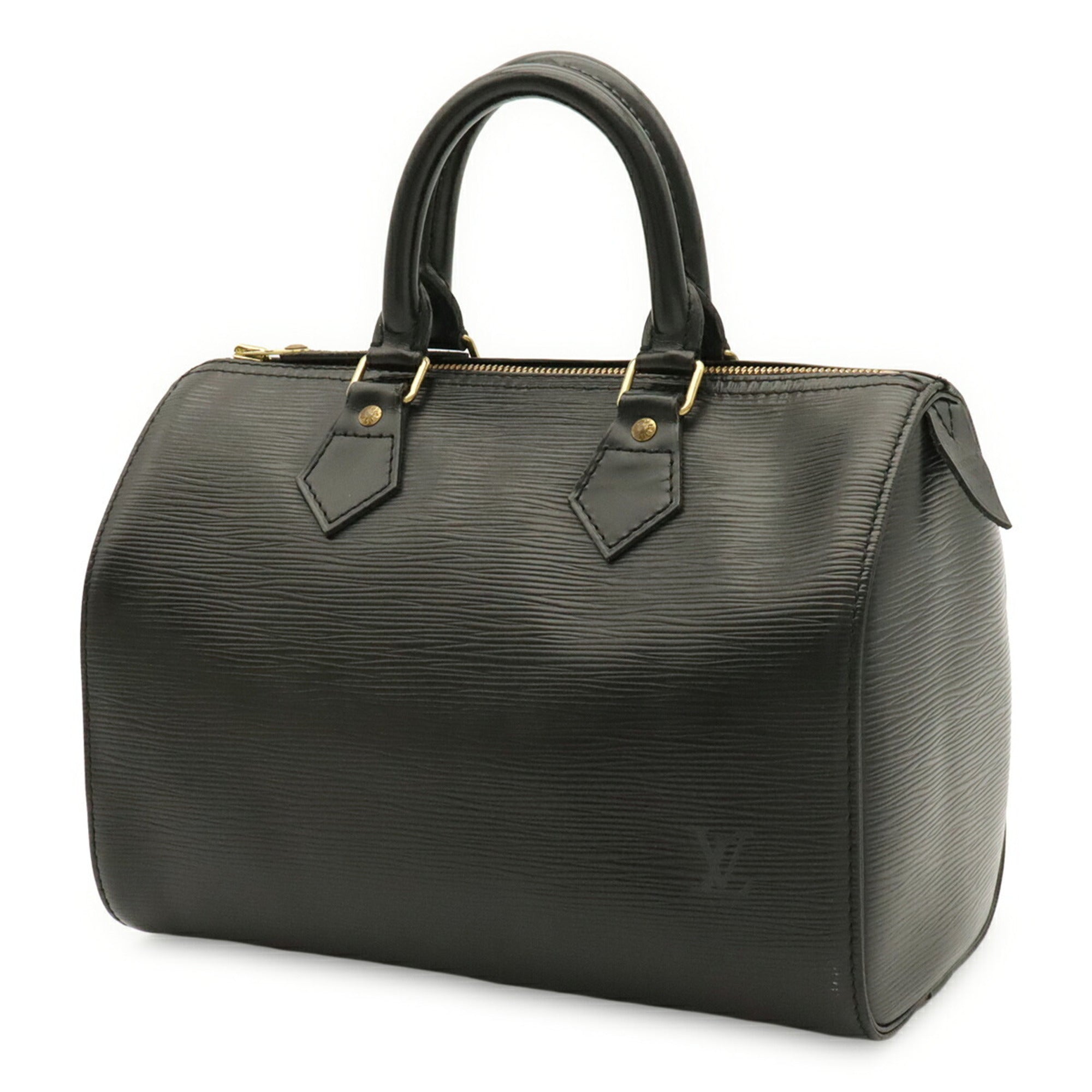 Louis Vuitton Noir Epi Leather Boston Bag Handbag (Pre-Owned)