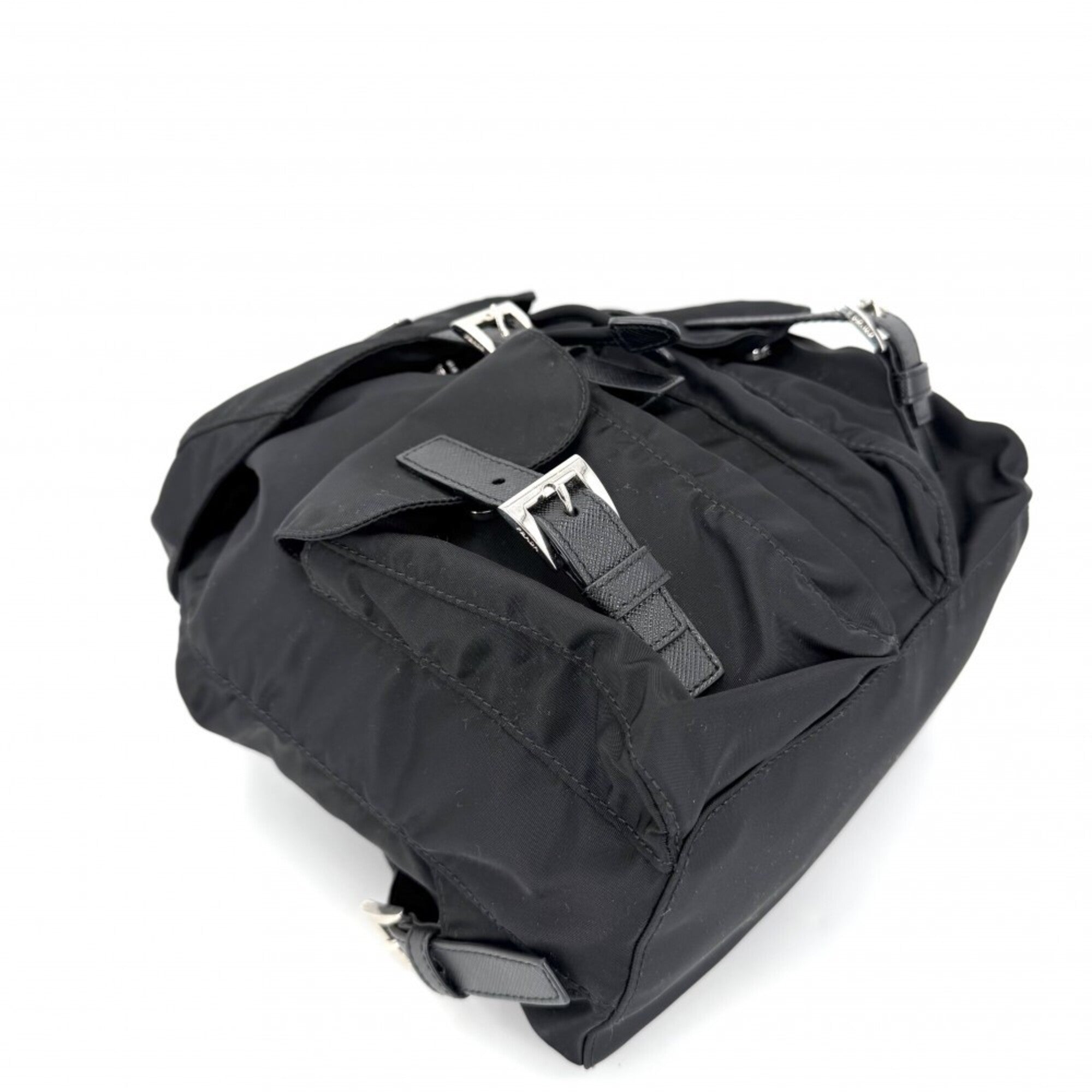 Prada Black Nylon Backpack (Pre-Owned)