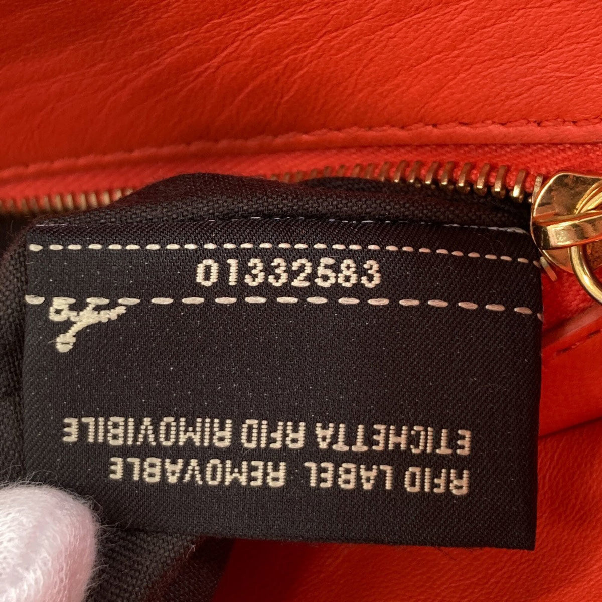 Fendi Orange Leather Handbag (Pre-Owned)