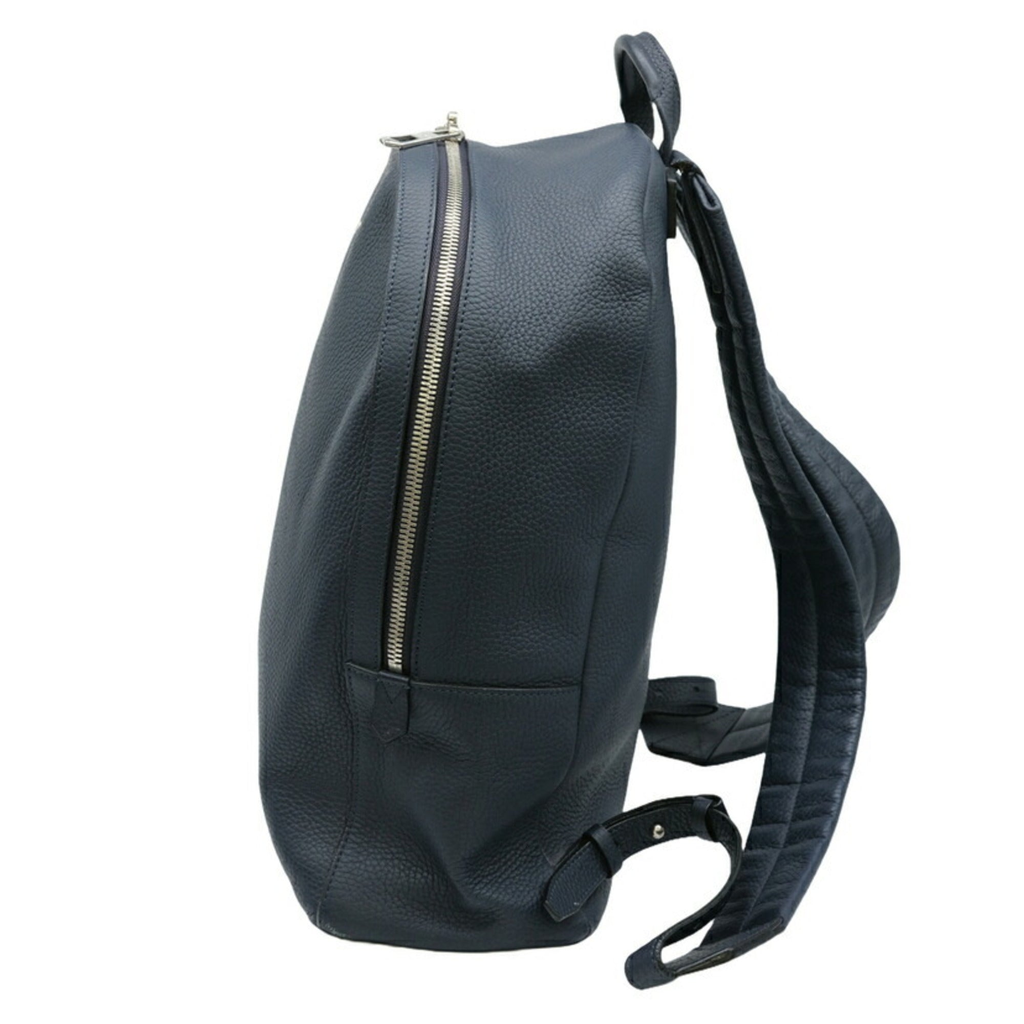 Louis Vuitton Dark Navy Leather Backpack (Pre-Owned)