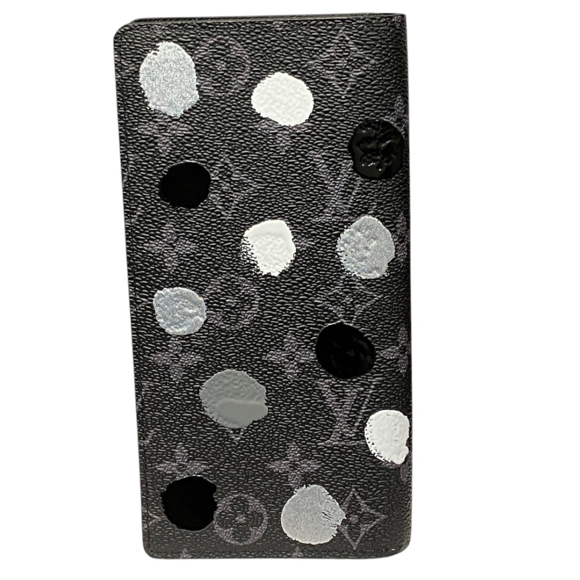 Louis Vuitton Monogram Eclipse Black Monogram Eclipse Long Wallet (Bi-Fold) (Pre-Owned)