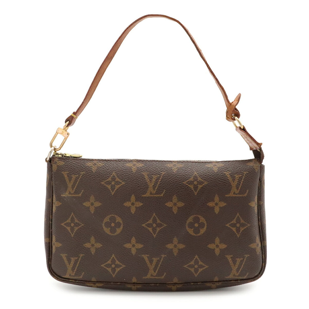 Louis Vuitton Brown Galle Monogram Monogram Handbag Pochette Pouch (Pre-Owned)