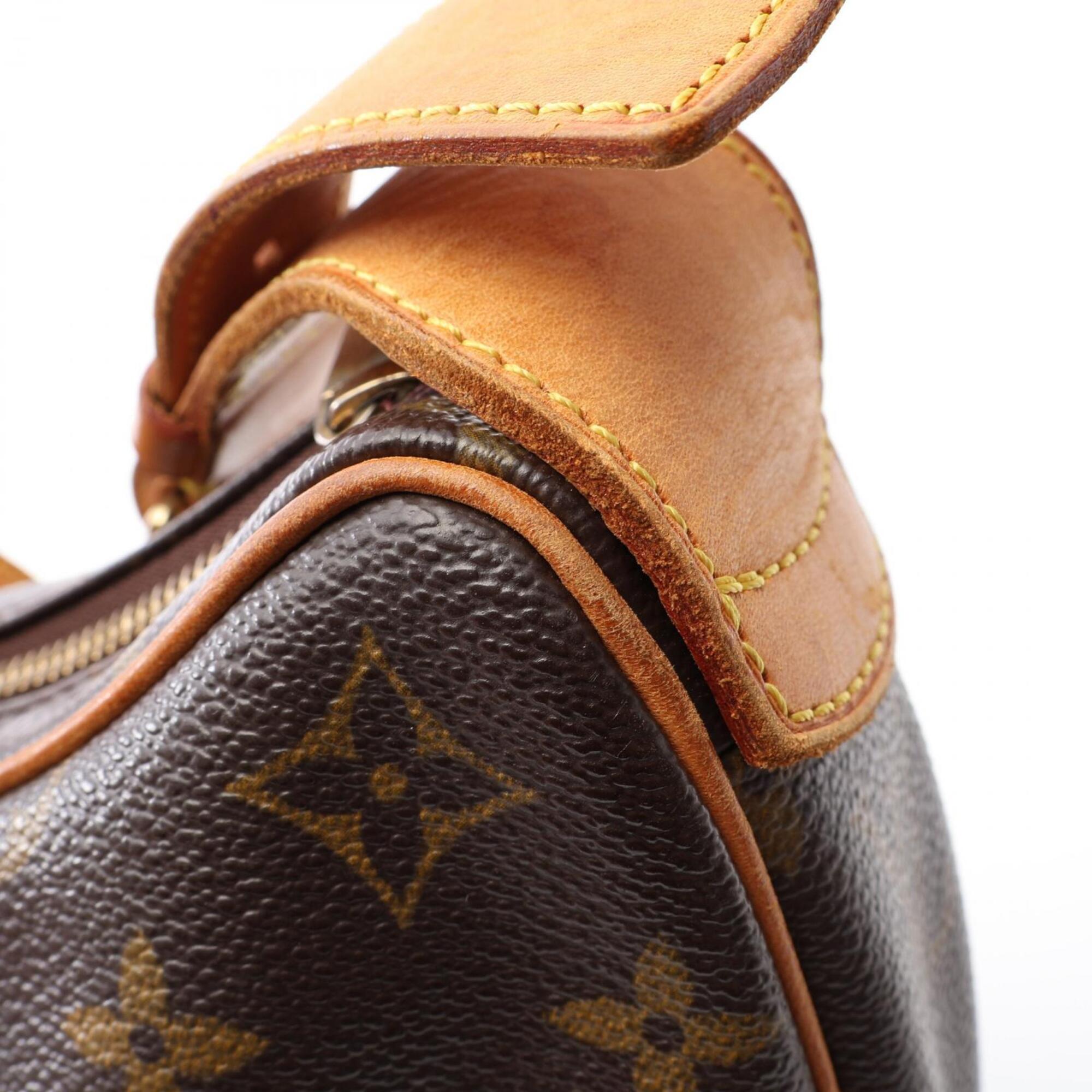 Louis Vuitton Brown Monogram Monogram Leather Handbag Shoulder Bag (Pre-Owned)