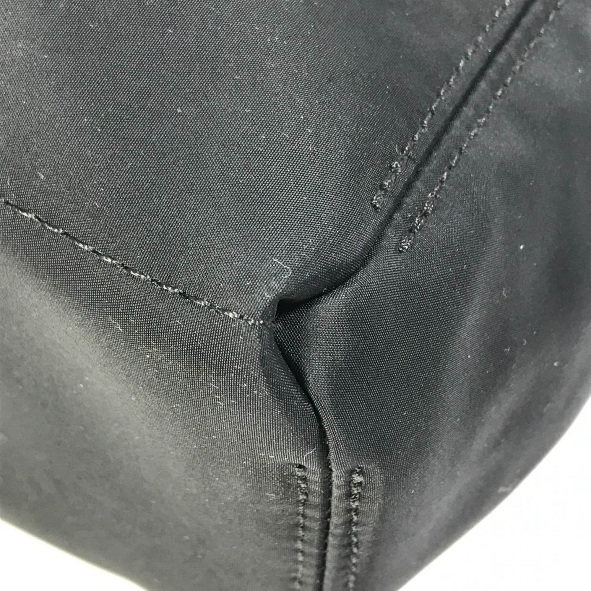 Hermes Acapulco Black Nylon Handbag Tote Bag (Pre-Owned)