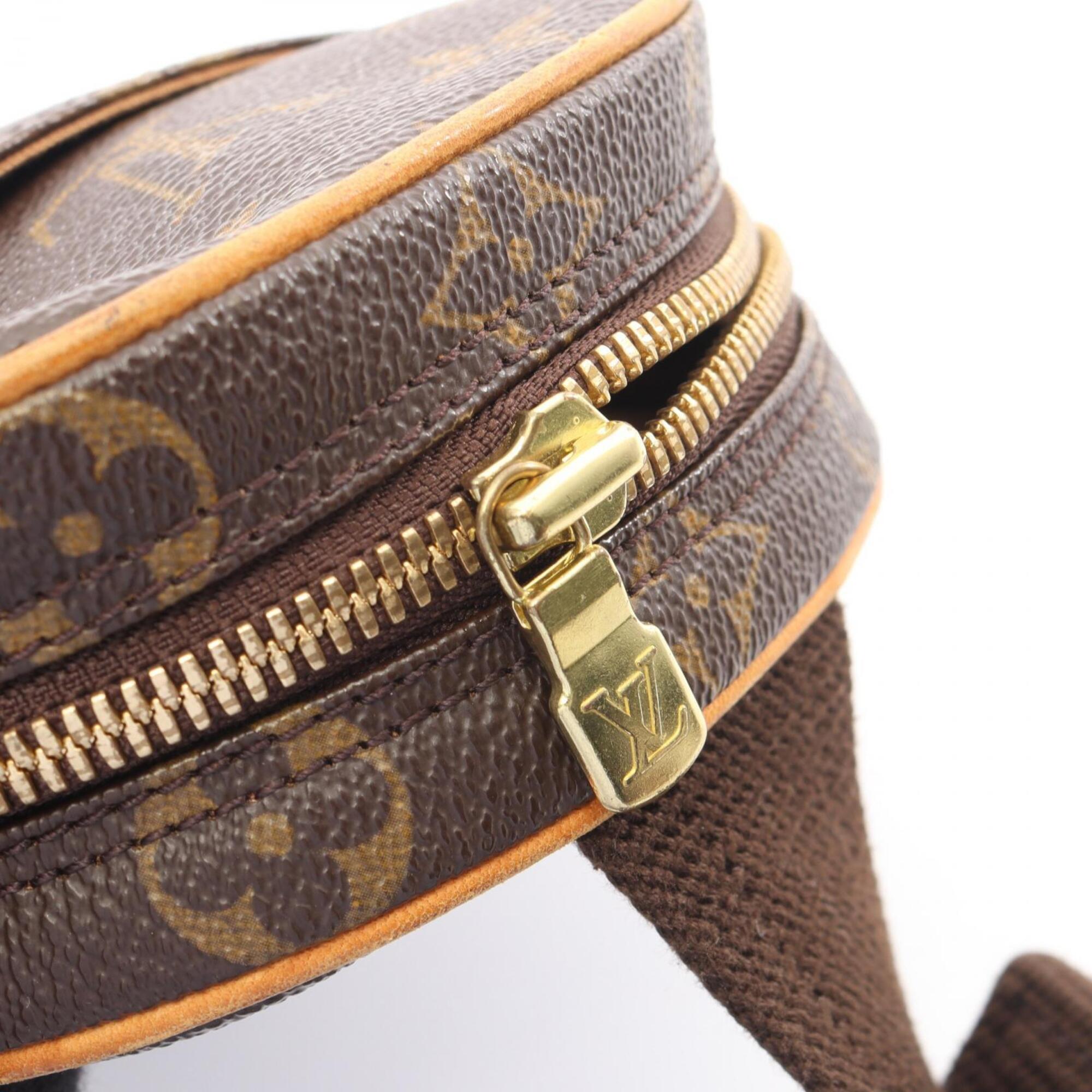 Louis Vuitton Brown Monogram Coated Canvas Leather Fanny Pack Sling Bag (Pre-Owned)