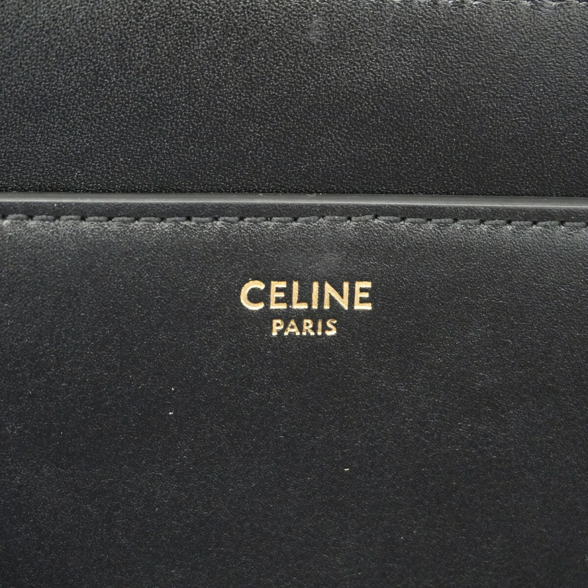 Celine Black Leather Handbag (Pre-Owned)