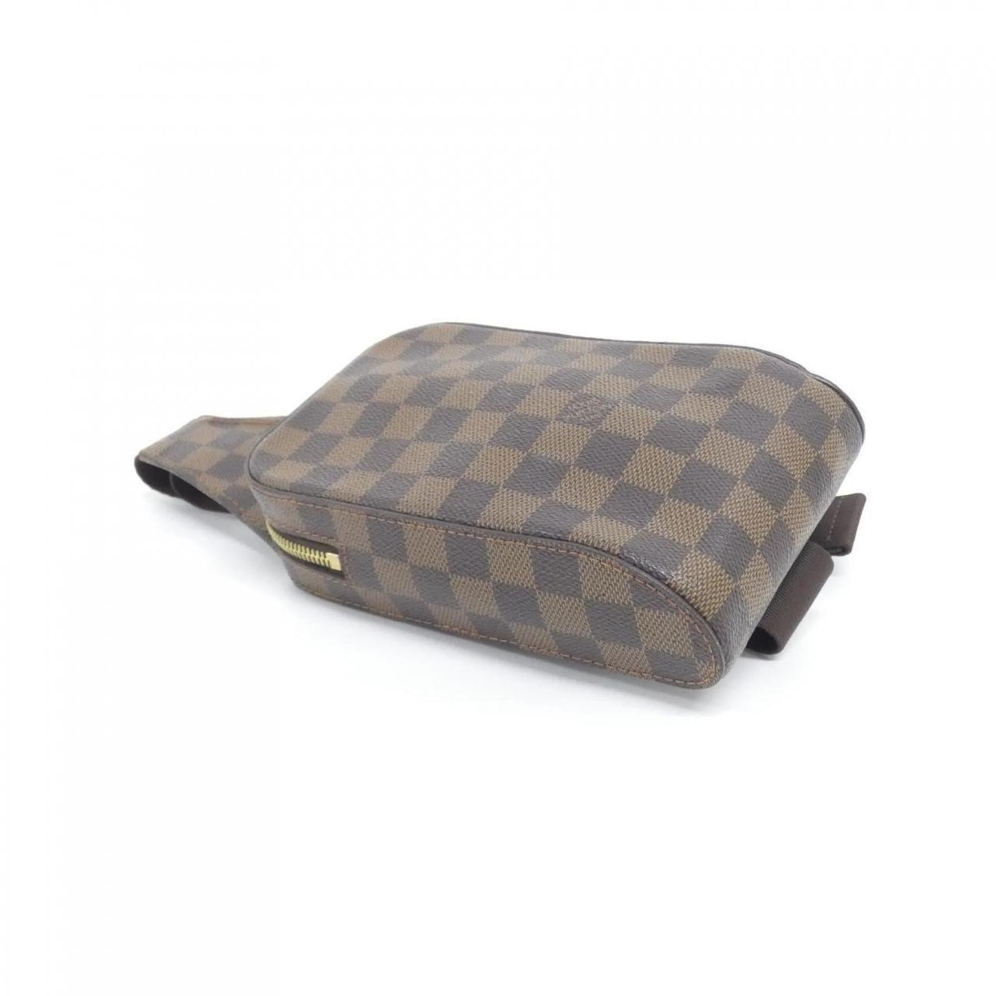 Louis Vuitton Ebene Coated Canvas Shoulder Bag (Pre-Owned)