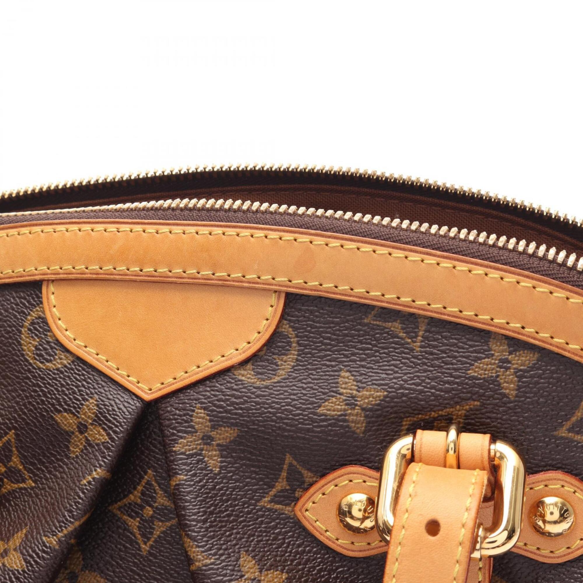 Louis Vuitton Brown Monogram Coated Canvas Leather Monogram Handbag (Pre-Owned)