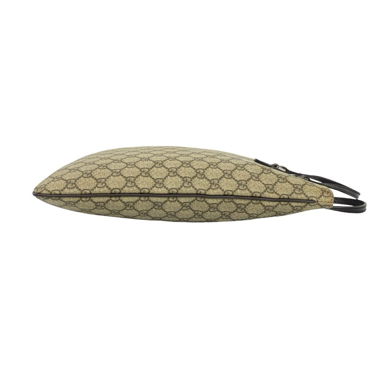 Gucci Brown Leather Elastane Handbag Tote Bag (Pre-Owned)