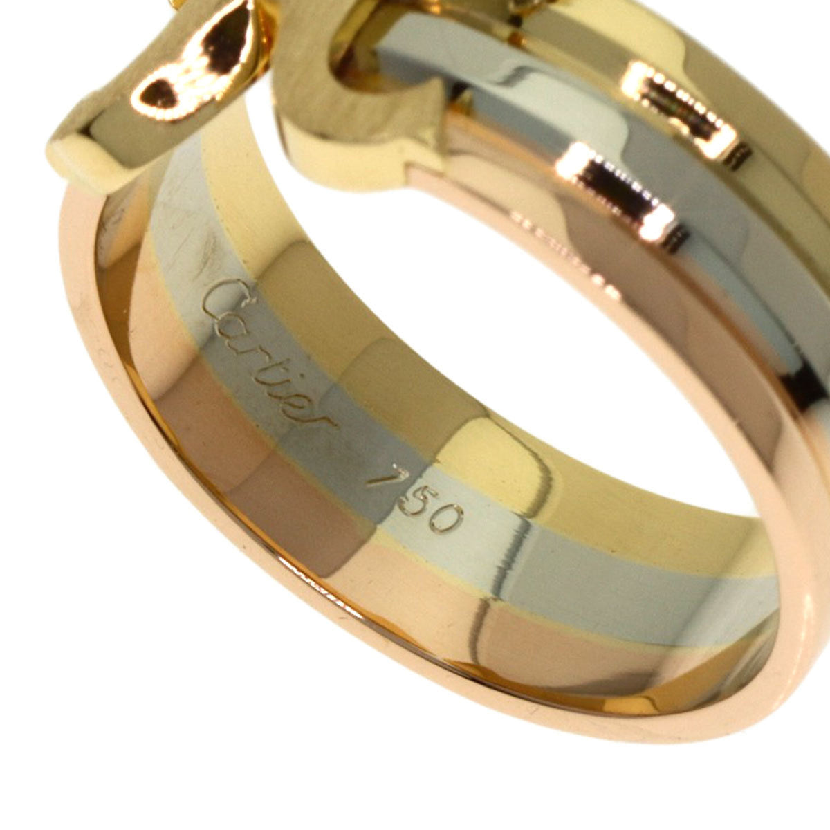 Cartier Yellow Gold (18K) Pink Gold (18K) White Gold (18K) Band Ring (Pre-Owned)