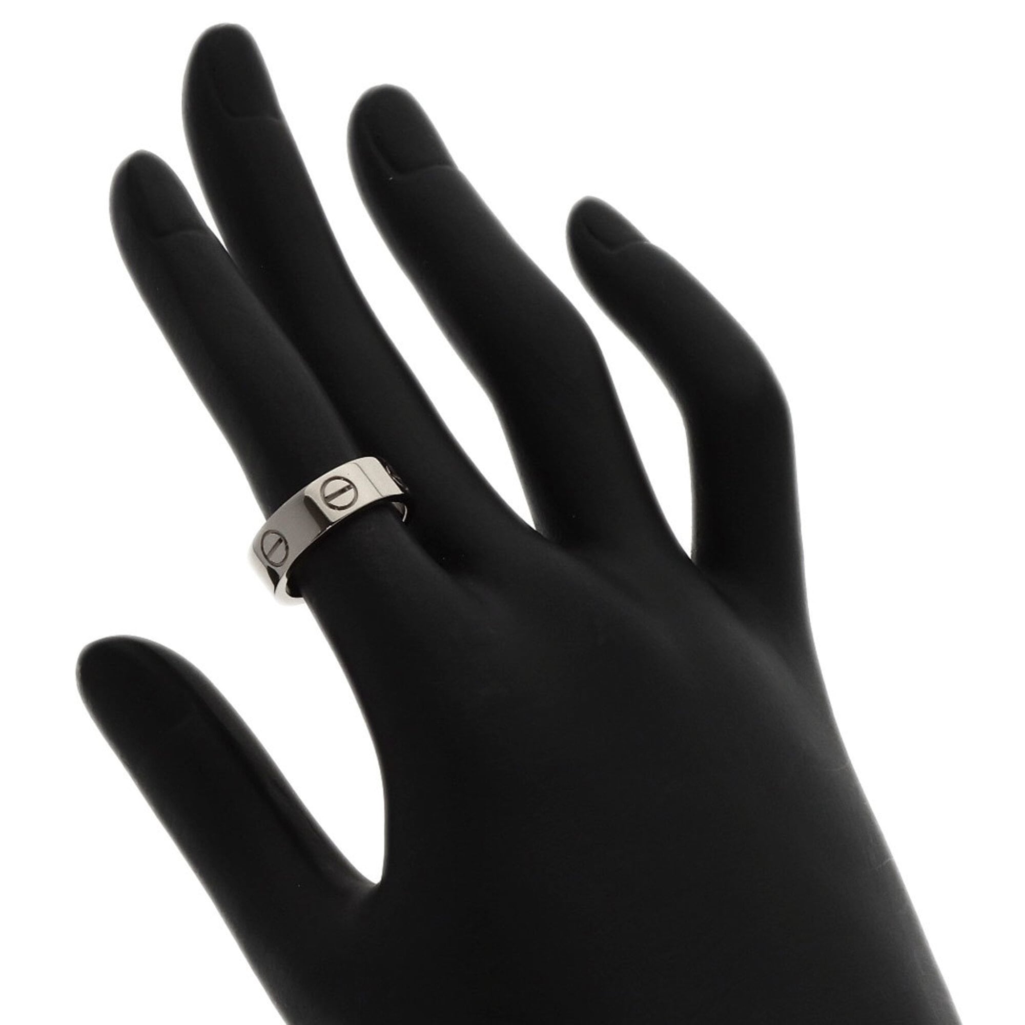 Cartier White Gold White Gold (18K) Band Ring (Pre-Owned)