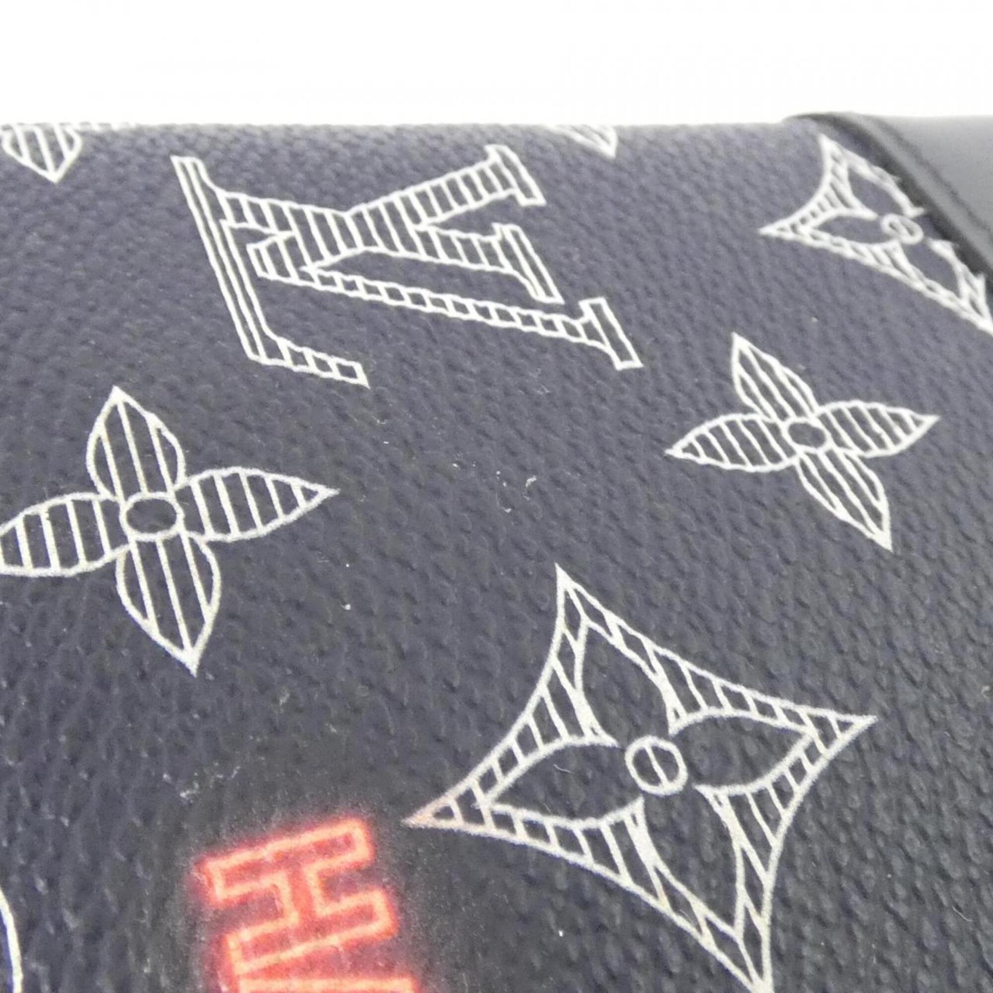 Louis Vuitton Blue Corail Coated Canvas Handbag Pochette (Pre-Owned)