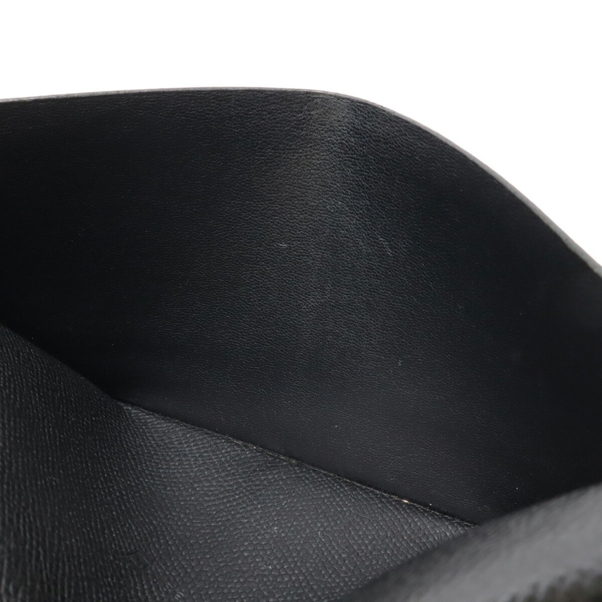 Hermes Black Epsom Leather Long Bill Wallet (Bi-Fold) (Pre-Owned)