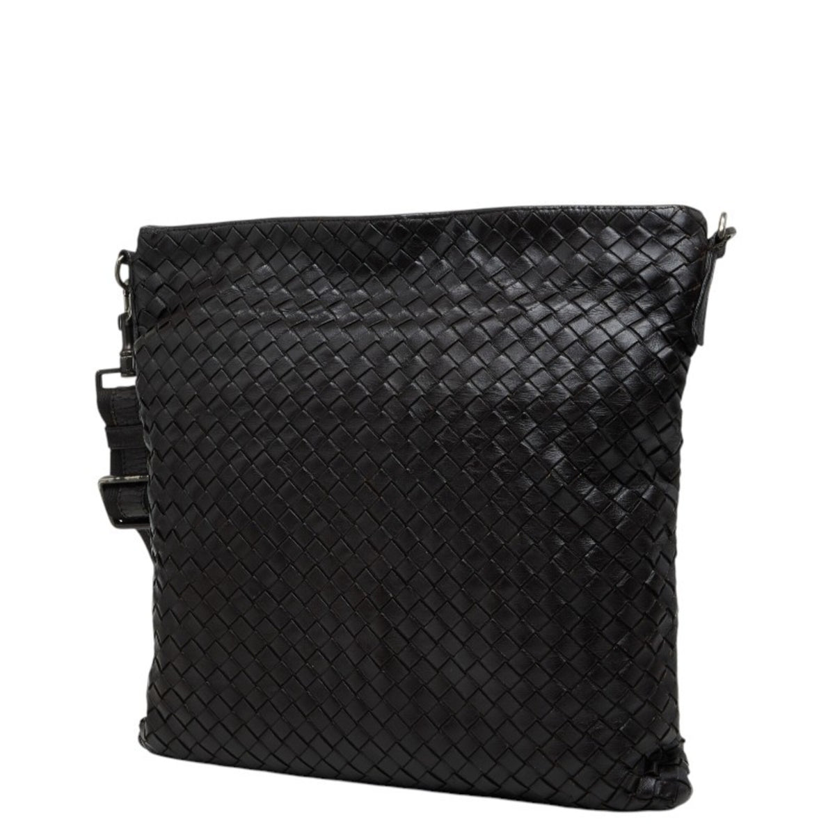 Bottega Veneta Dark Brown Leather Shoulder Bag (Pre-Owned)