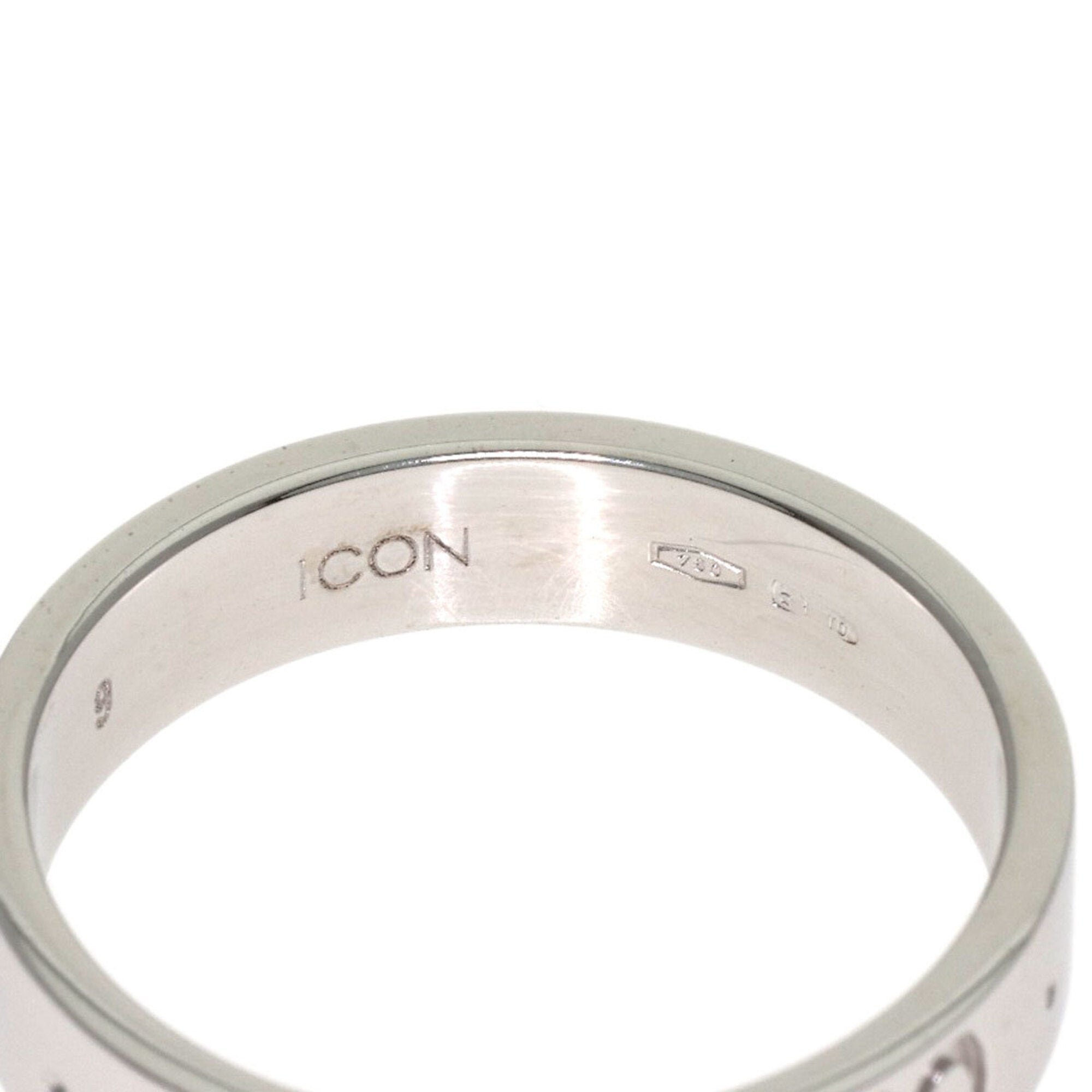 Gucci Icon White Gold (18K) Band Ring (Pre-Owned)