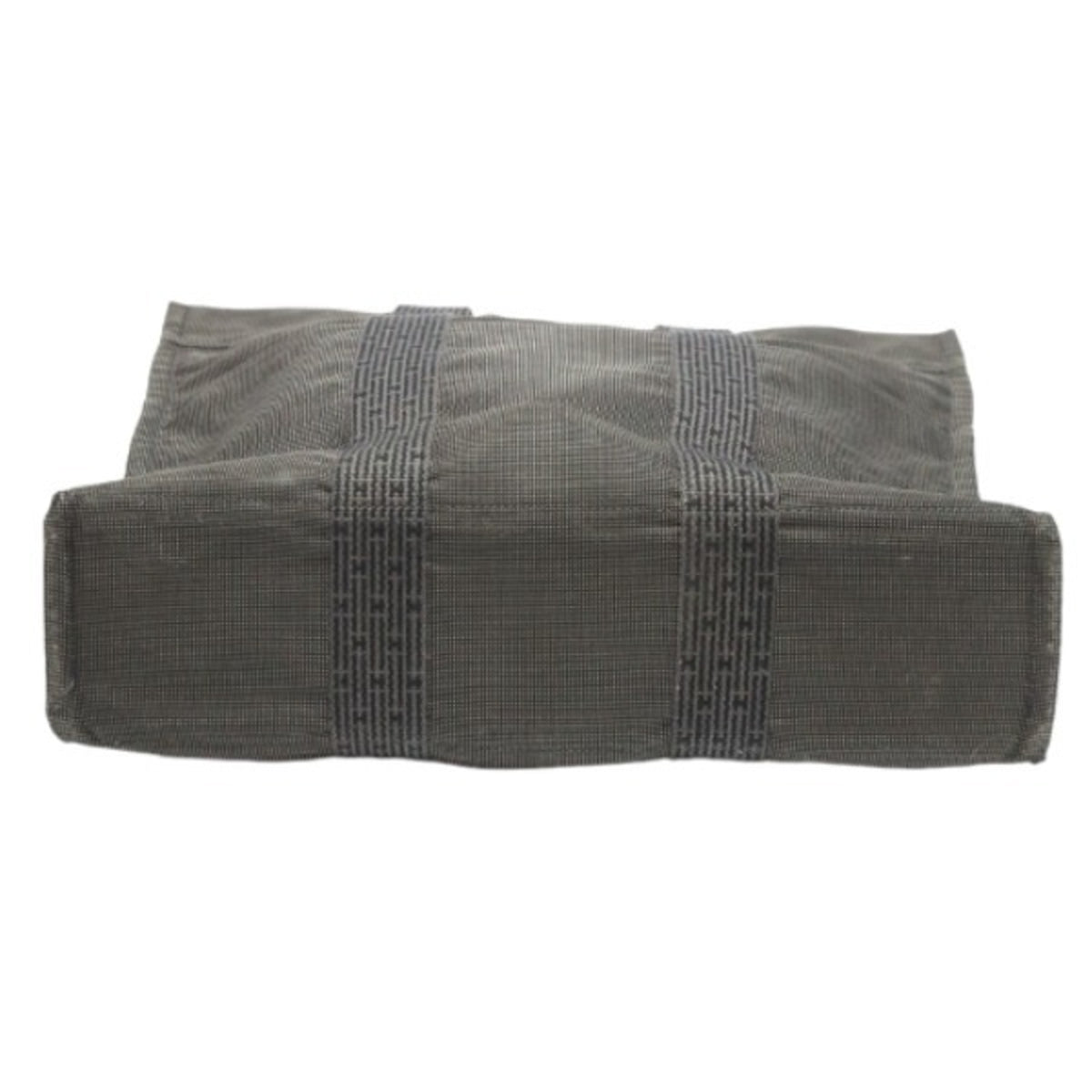 Hermes Gray Canvas Tote Bag (Pre-Owned)