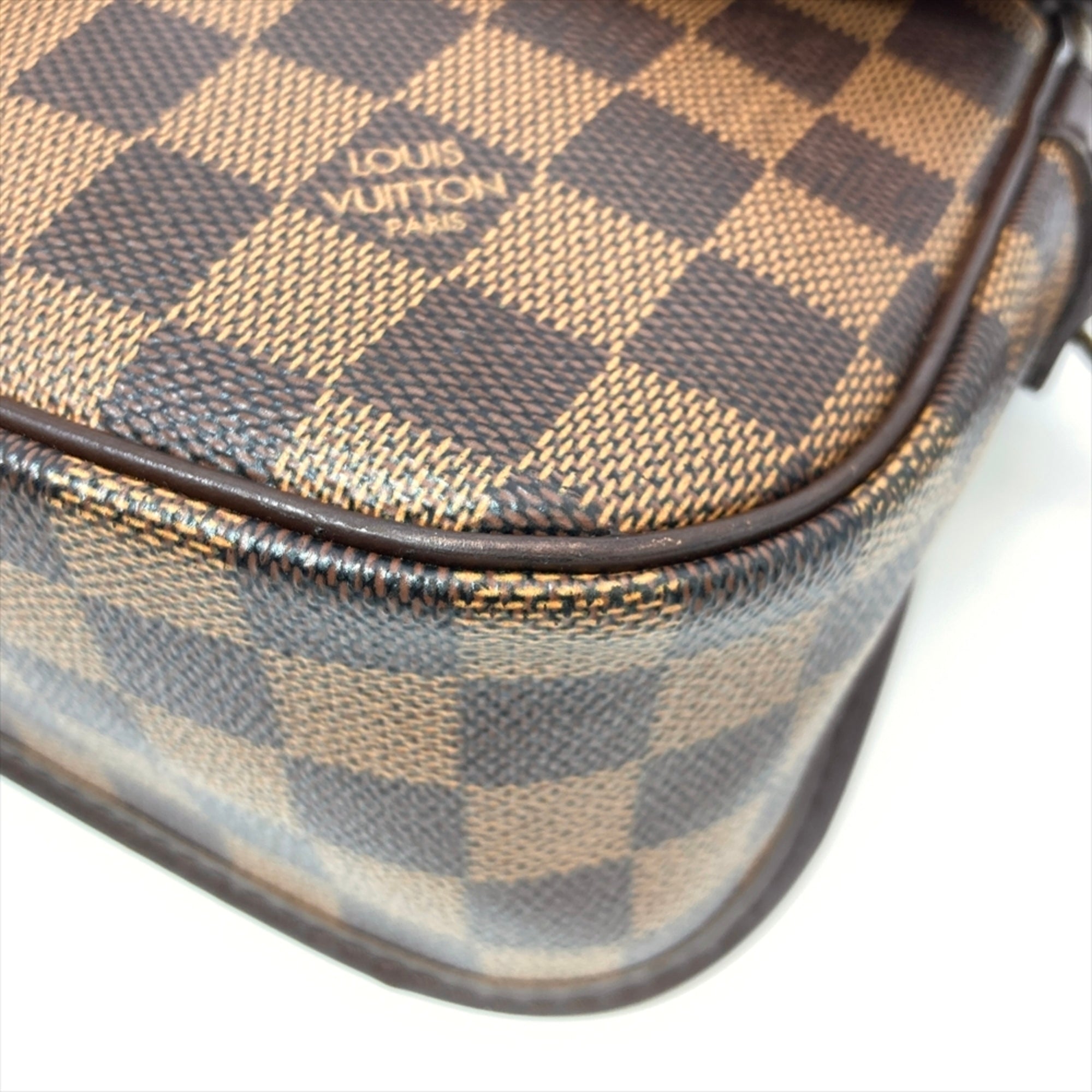 Louis Vuitton Brown Damier Canvas Ebene Shoulder Bag (Pre-Owned)