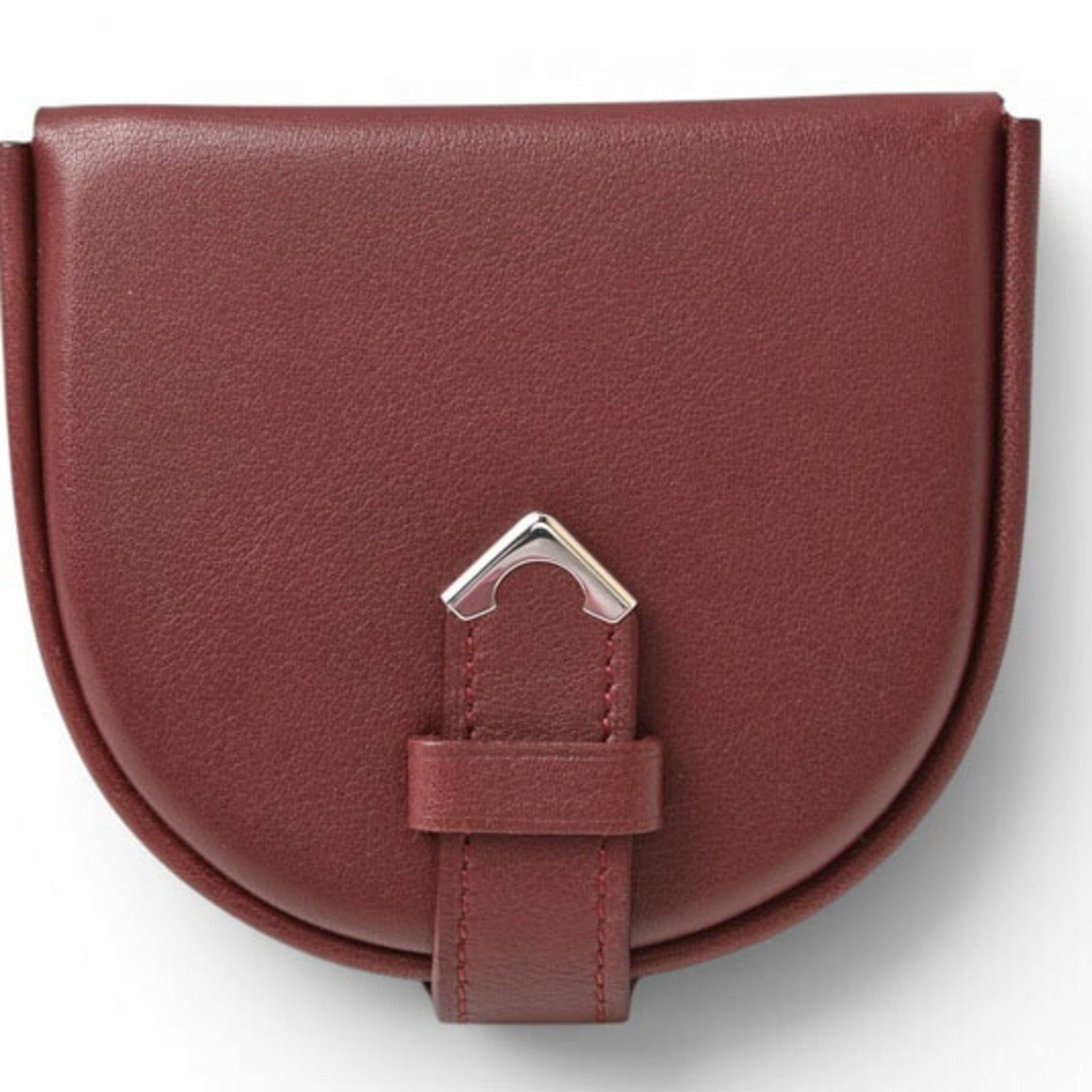 Cartier Must Bordeaux Leather Coin Purse/Coin Case (Pre-Owned)