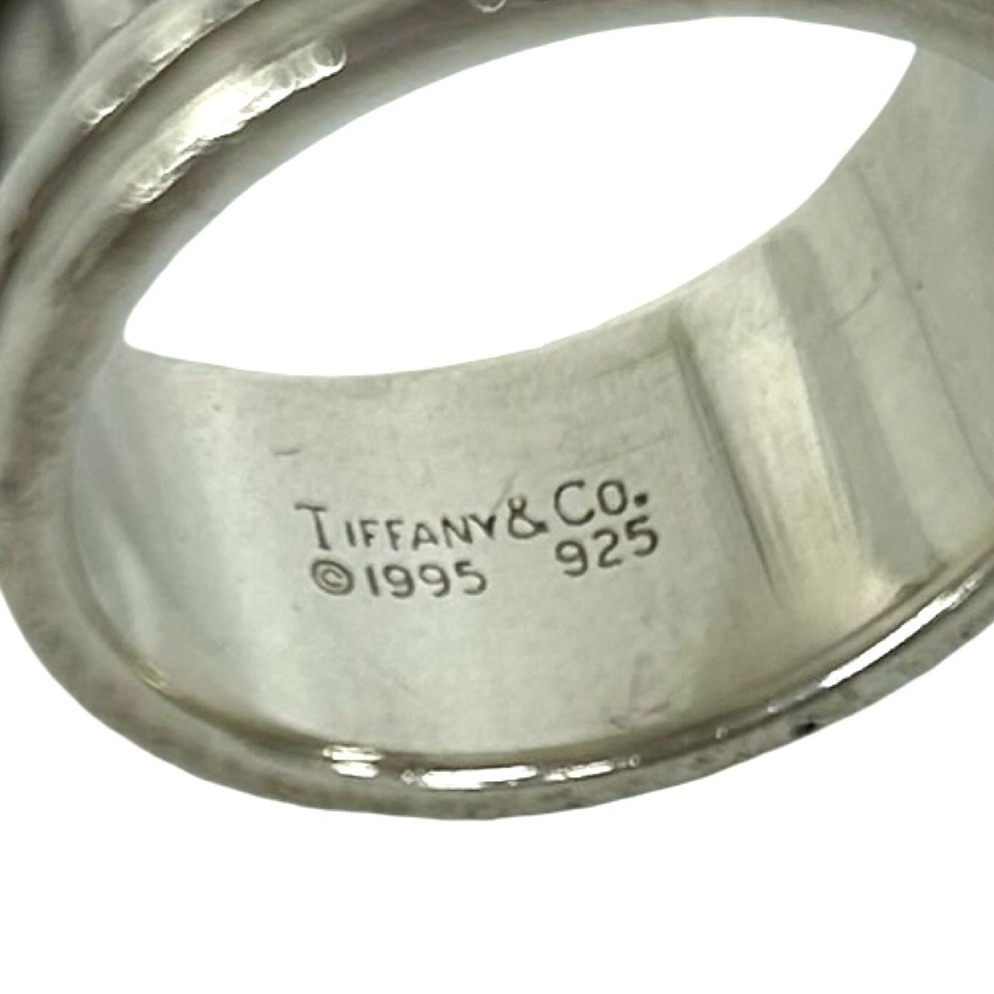 Tiffany Silver Silver 925 Band Ring (Pre-Owned)