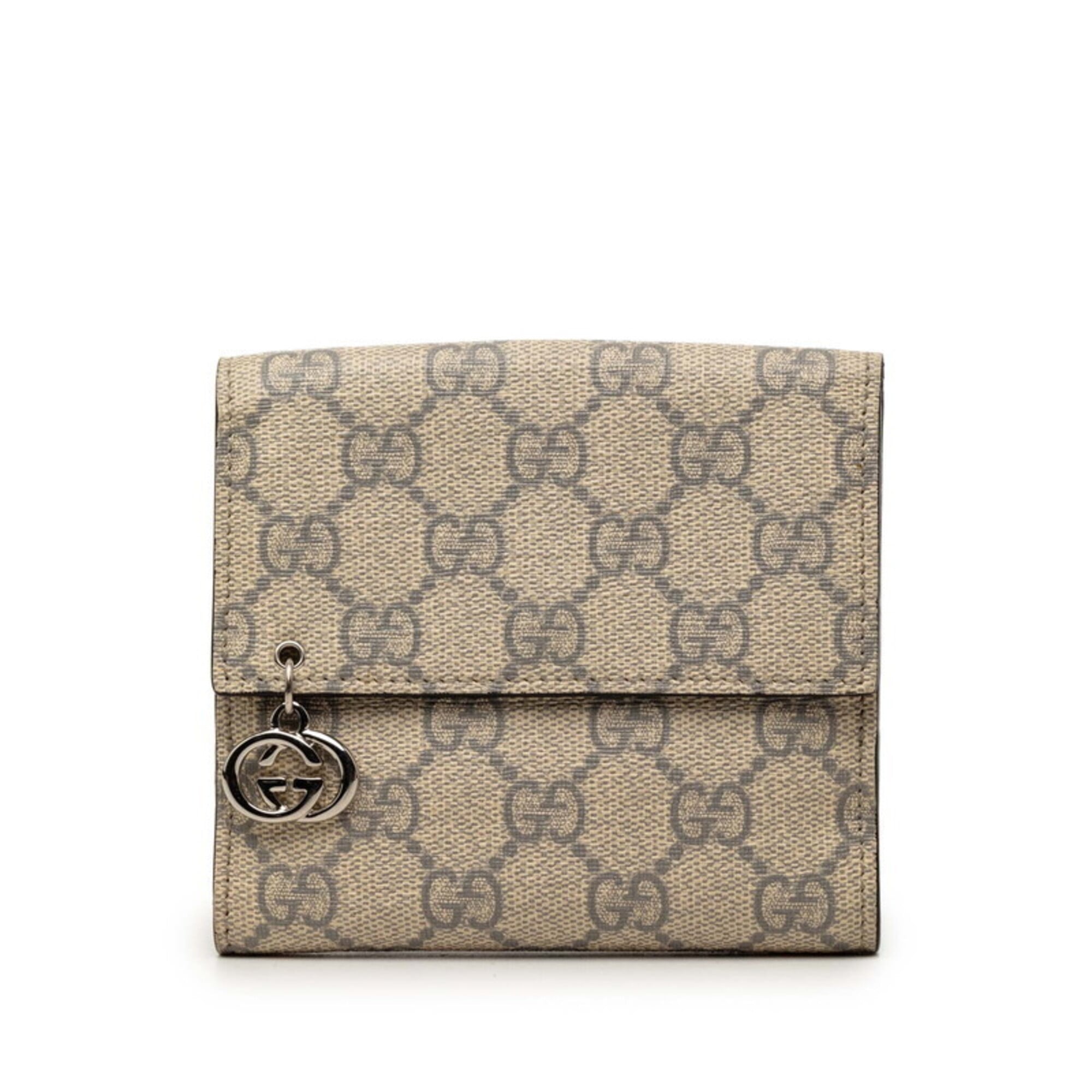 Gucci Beige Pvc Wallet (Bi-Fold) (Pre-Owned)