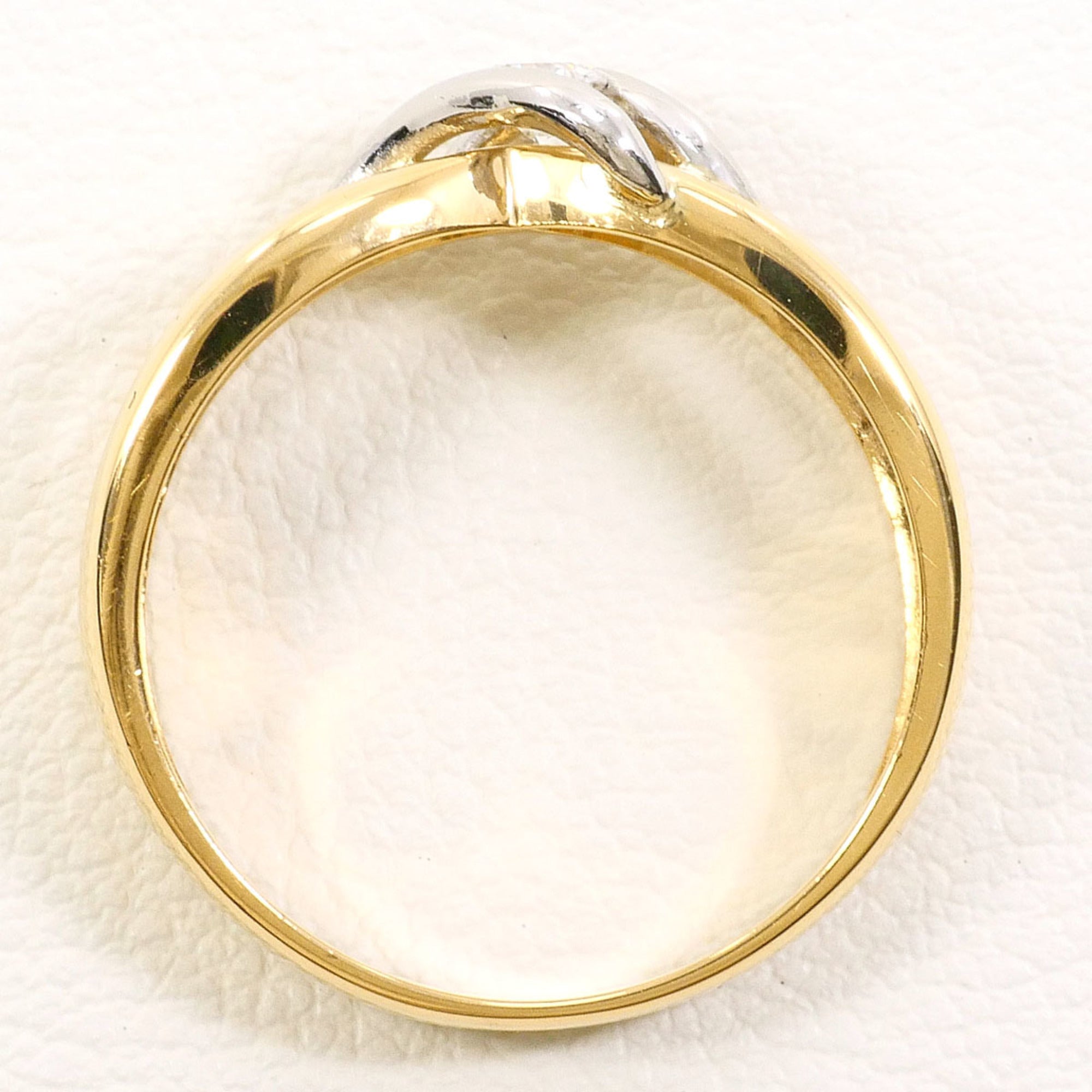 Unbranded Platinum Yellow Gold Yellow Gold (18K) Platinum 900 Band Ring (Pre-Owned)