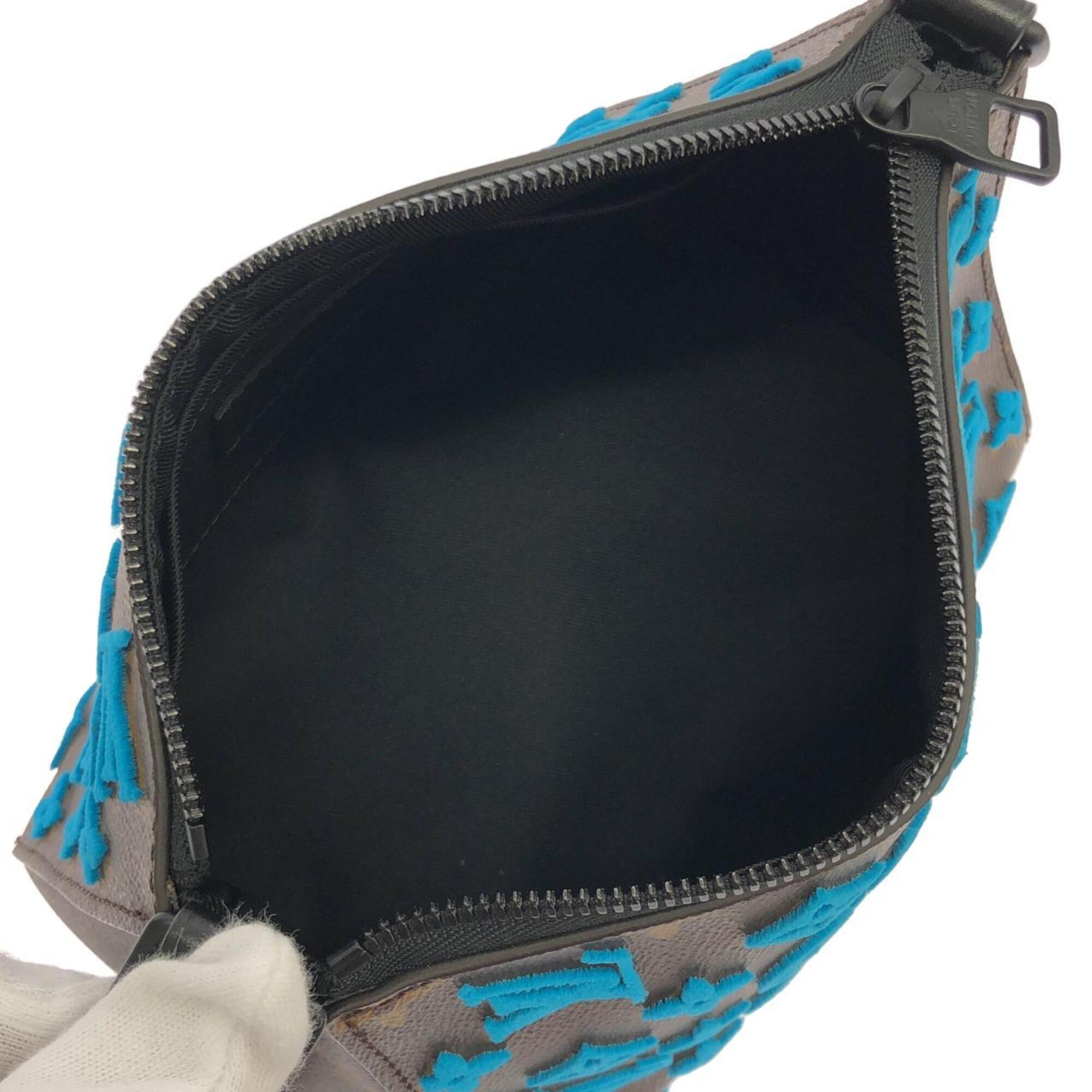 Louis Vuitton Marron Turquoise Coated Canvas Shoulder Bag (Pre-Owned)