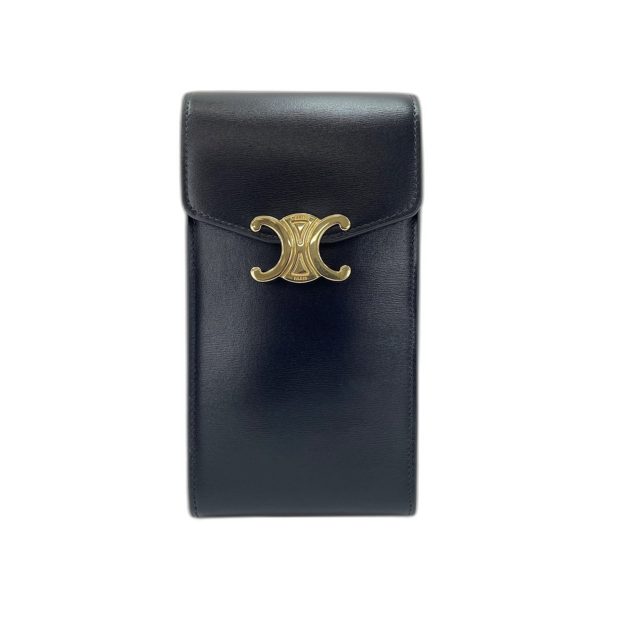 Celine Black Leather Shoulder Bag (Pre-Owned)