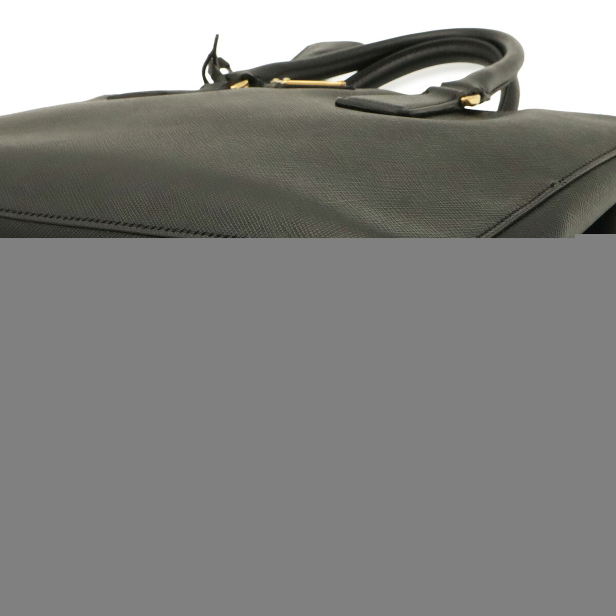 Prada Black Nero Saffiano Handbag Shoulder Bag Tote Bag (Pre-Owned)