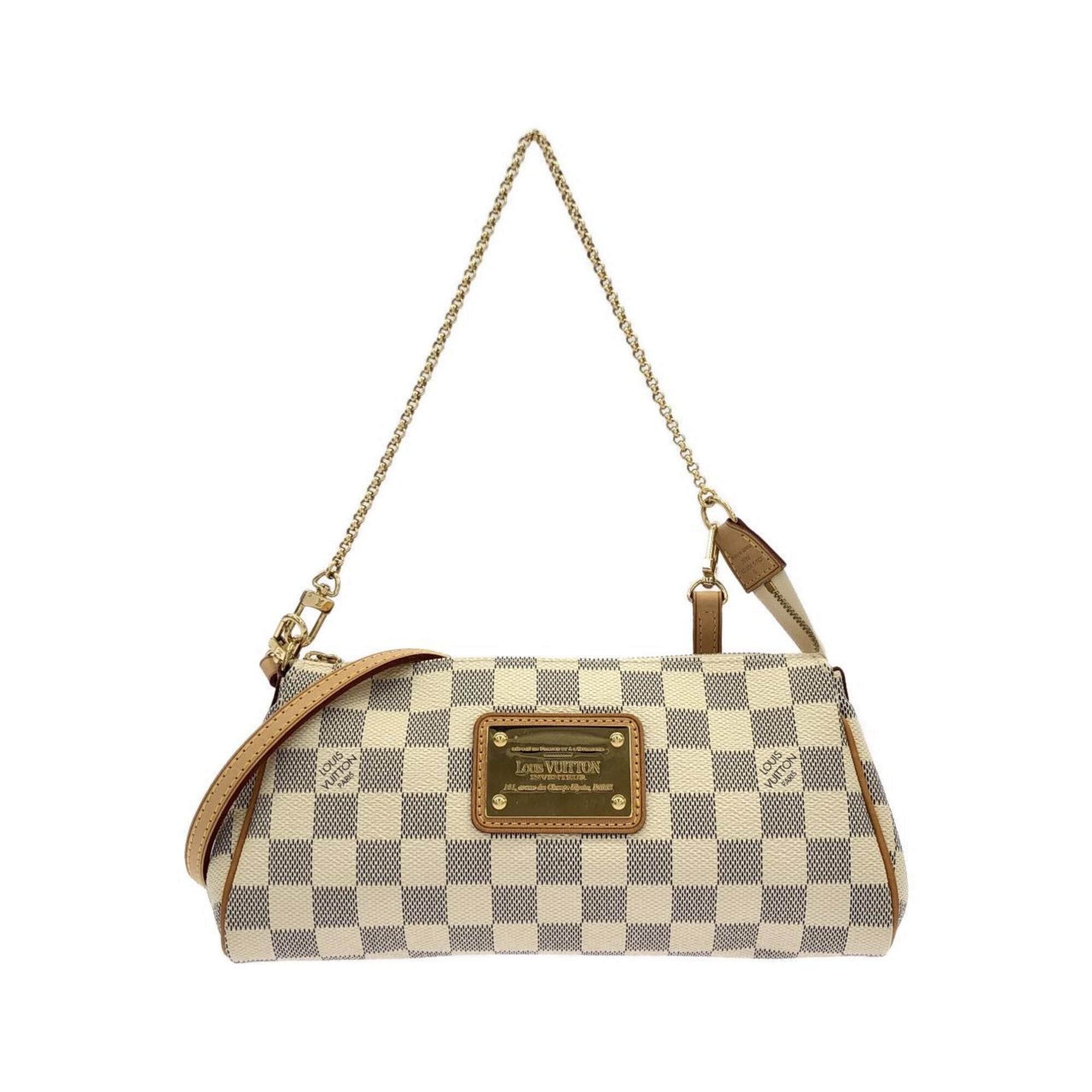 Louis Vuitton Azur Coated Canvas Shoulder Bag (Pre-Owned)