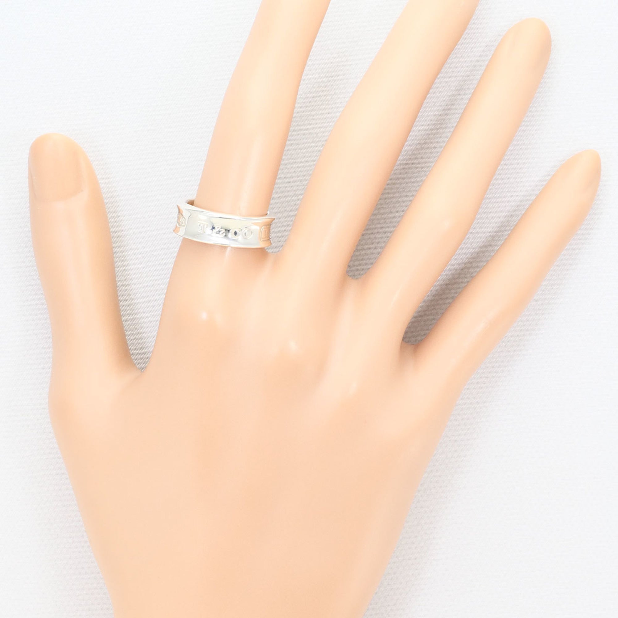 Tiffany 1837 Silver 925 Band Ring (Pre-Owned)