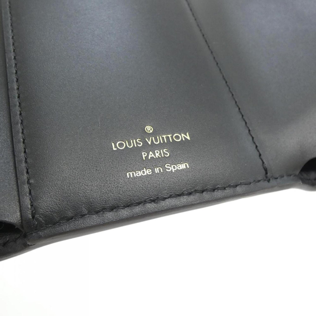 Louis Vuitton Marron Monogram Coated Canvas Wallet (Tri-Fold) (Pre-Owned)