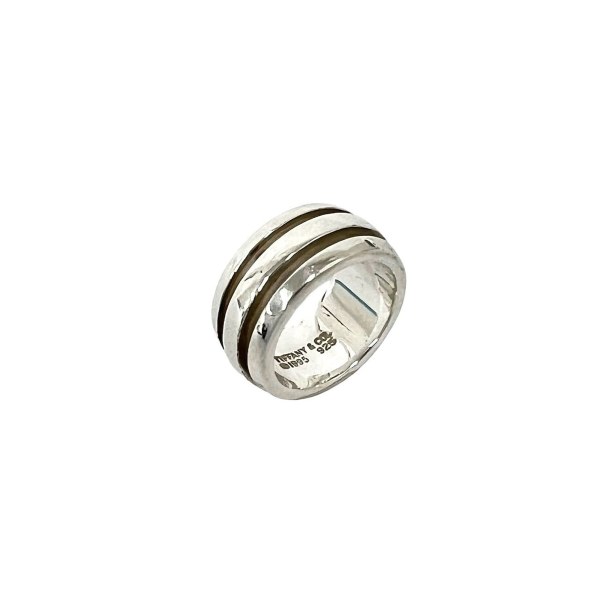 Tiffany Silver Silver 925 Band Ring (Pre-Owned)