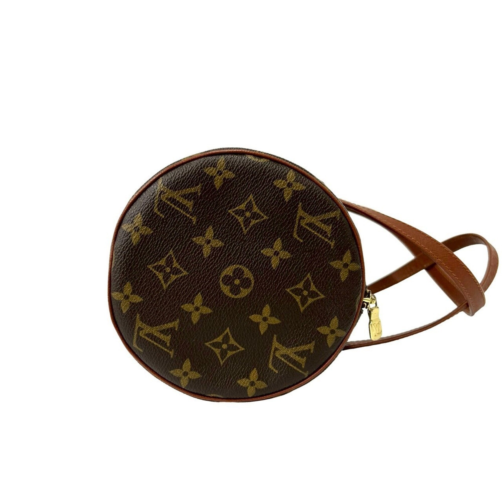 Louis Vuitton Brown Pvc Leather Boston Bag Handbag (Pre-Owned)