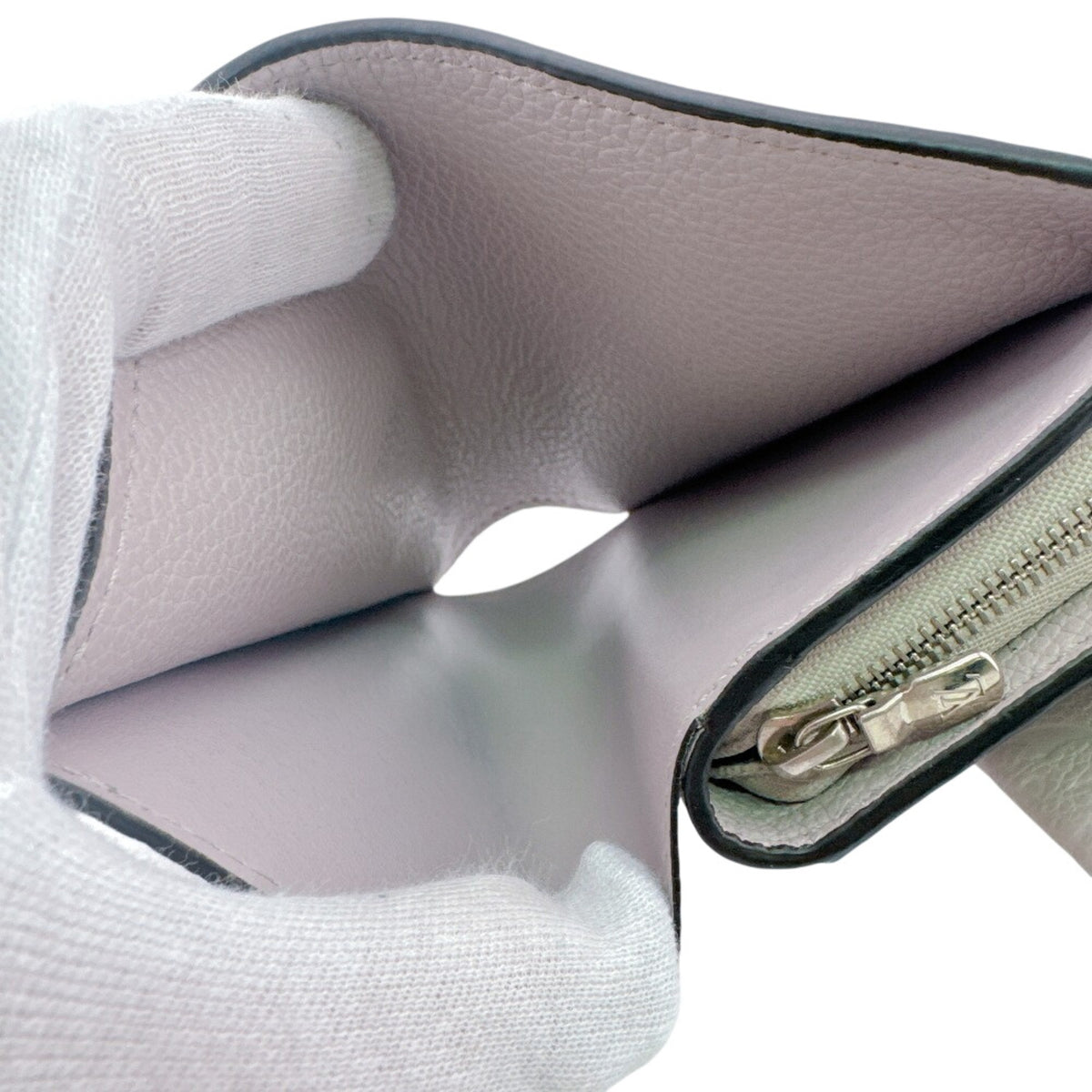 Louis Vuitton Beige Monogram Monogram Empreinte Wallet (Tri-Fold) (Pre-Owned)