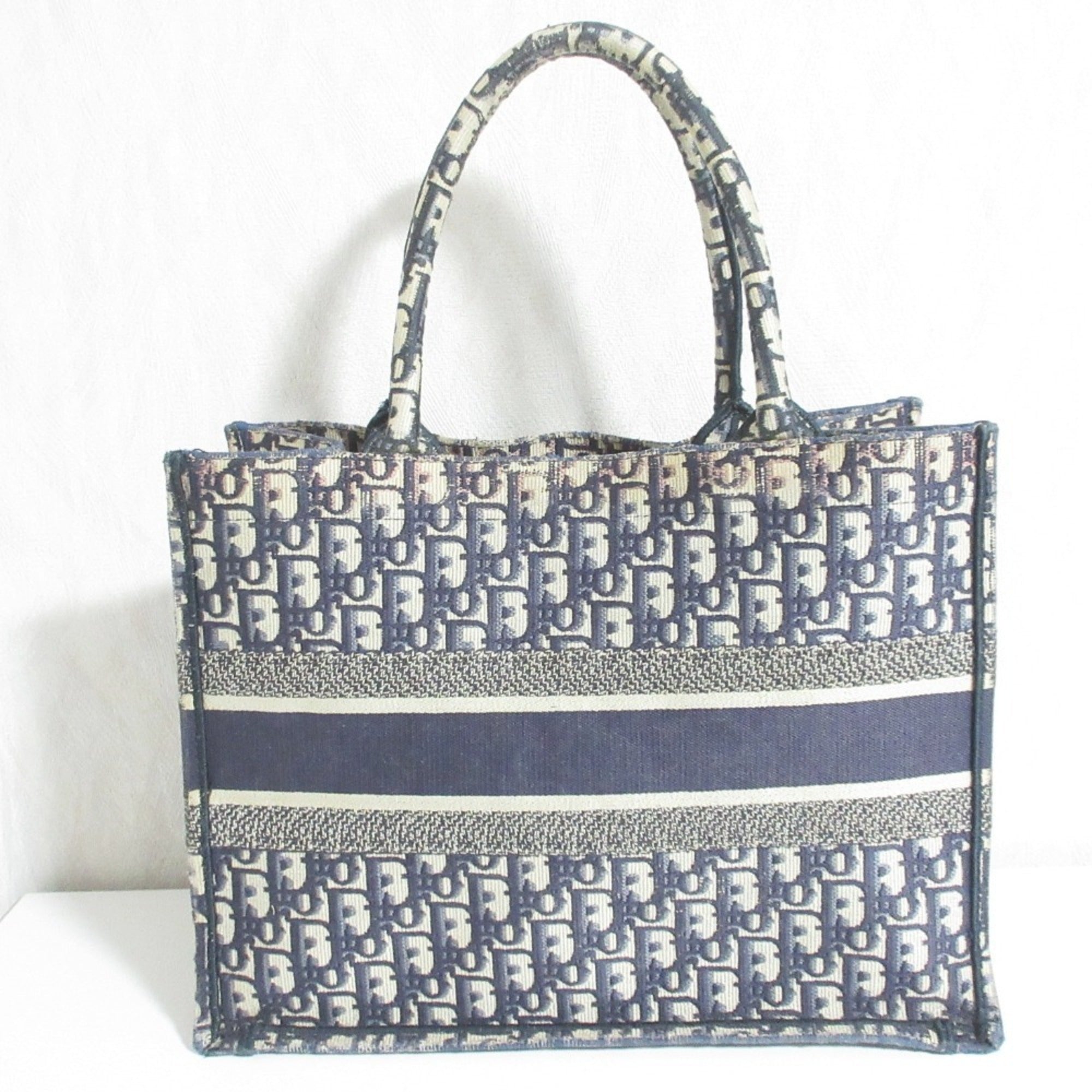 Christian Dior Navy Handbag Tote Bag (Pre-Owned)