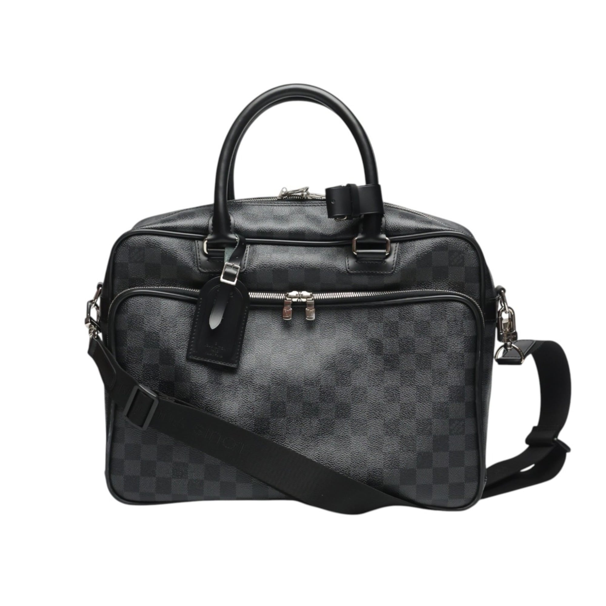 Louis Vuitton Gray Damier Graphite Canvas Shoulder Bag (Pre-Owned)