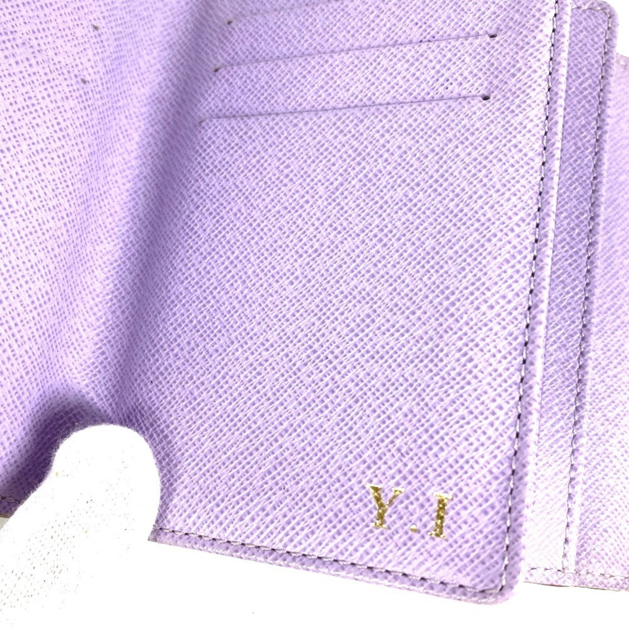 Louis Vuitton Black Multi-Color Purple Violet Monogram Multicolore Wallet (Tri-Fold) (Pre-Owned)
