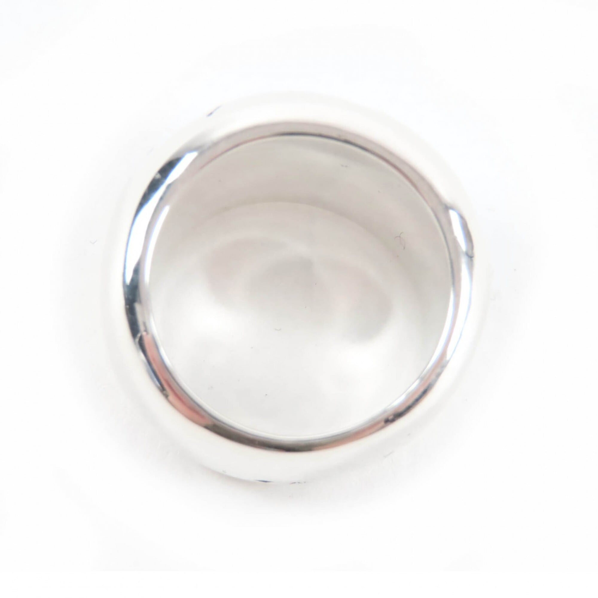 Chanel Silver Silver 925 Band Ring (Pre-Owned)