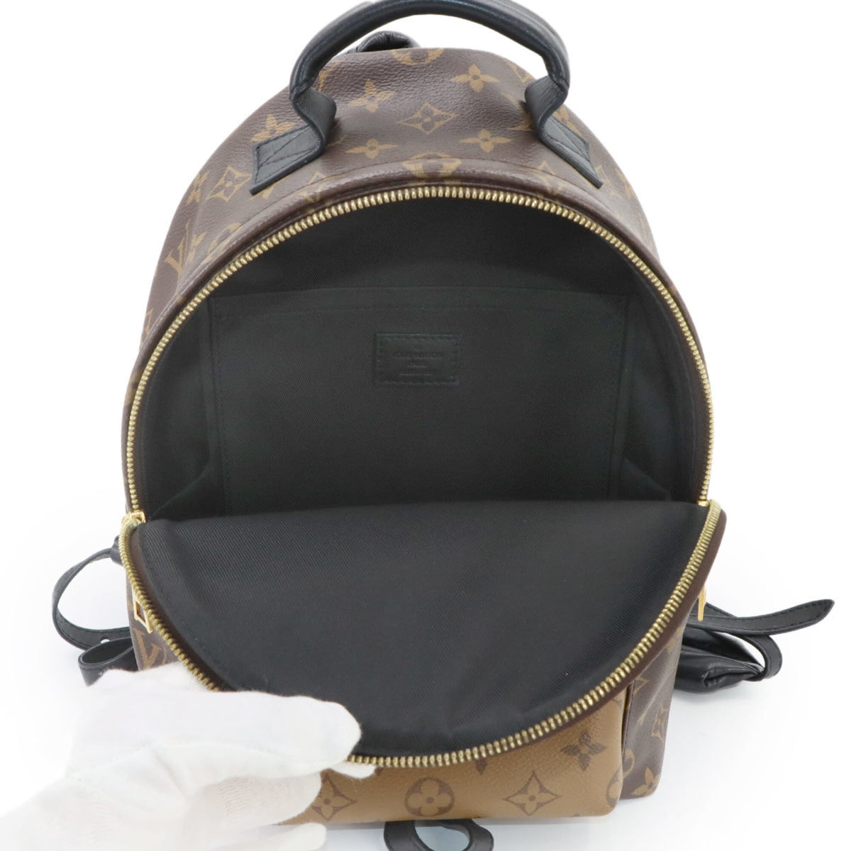 Louis Vuitton Brown Monogram Reverse Monogram Reverse Monogram Canvas Backpack (Pre-Owned)