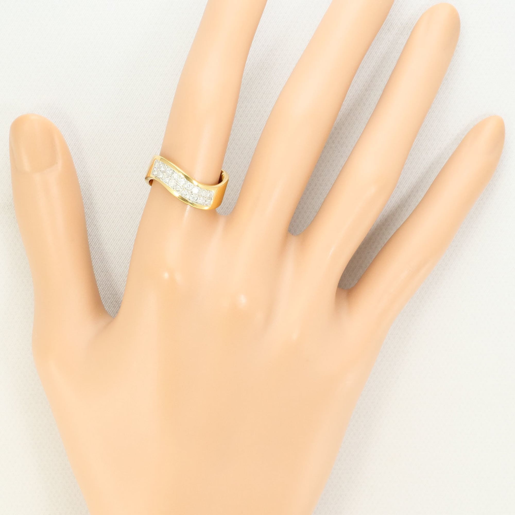 Unbranded Platinum Yellow Gold Yellow Gold (18K) Platinum Band Ring (Pre-Owned)