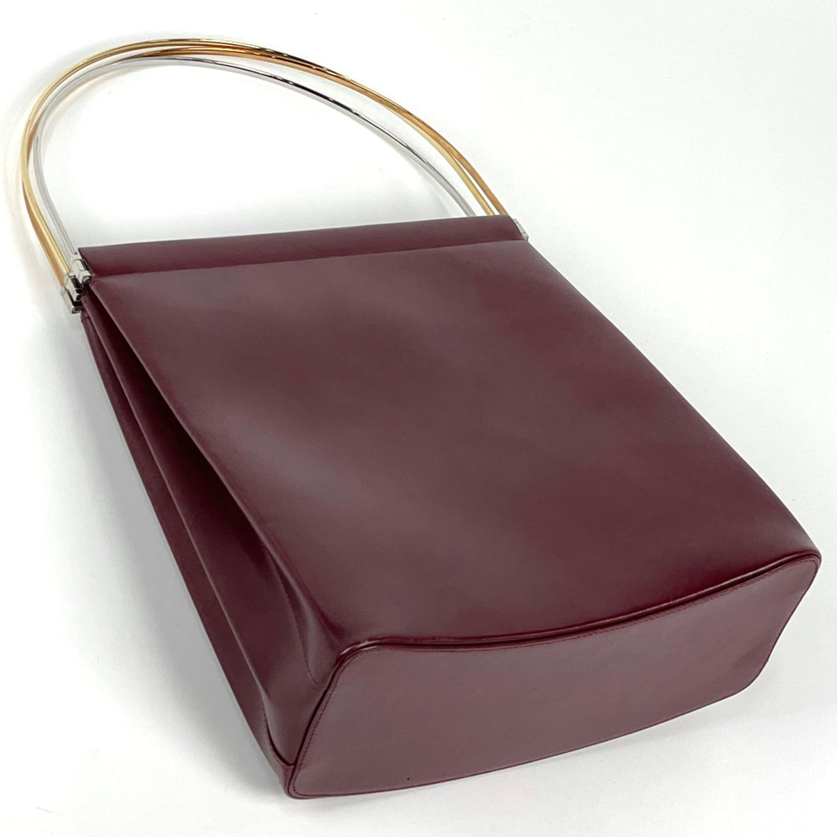 Cartier Trinity Bordeaux Leather Handbag (Pre-Owned)