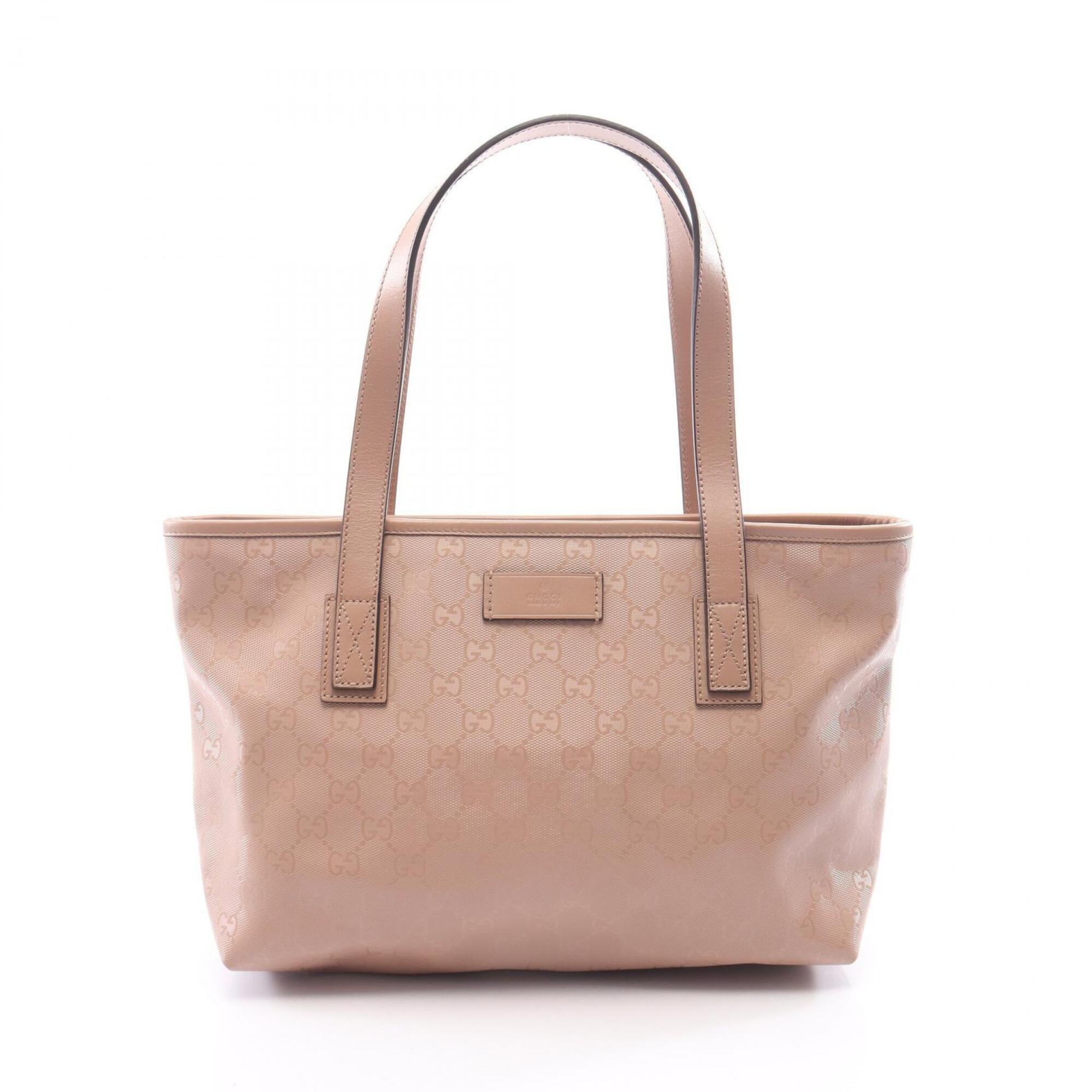 Gucci Pink Pvc Leather Handbag Tote Bag (Pre-Owned)