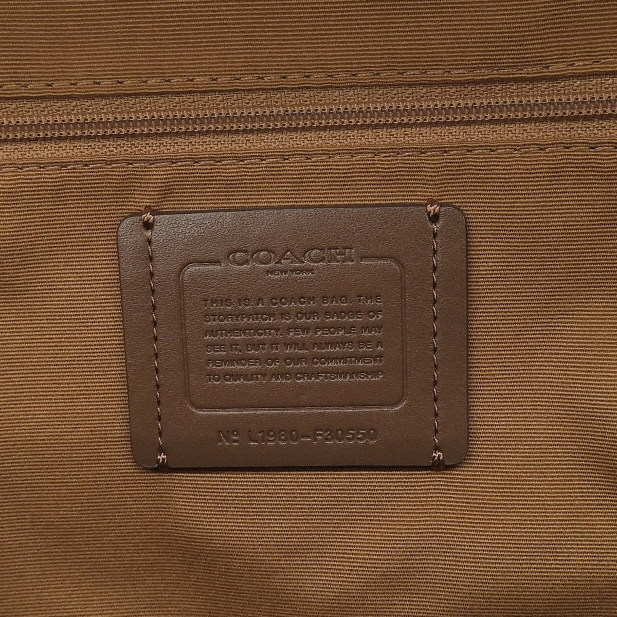 Coach Brown Leather Backpack (Pre-Owned)