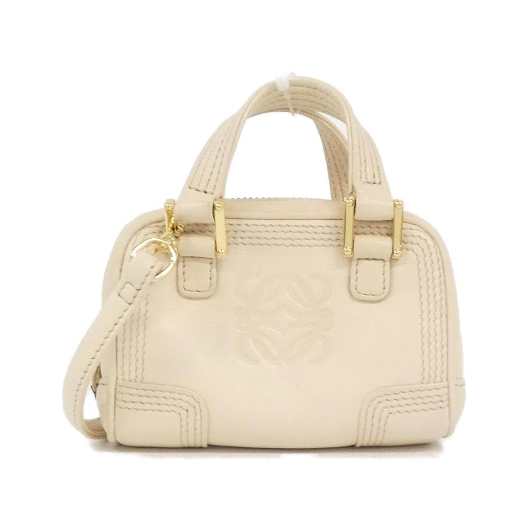 Loewe Ivory Leather Handbag (Pre-Owned)