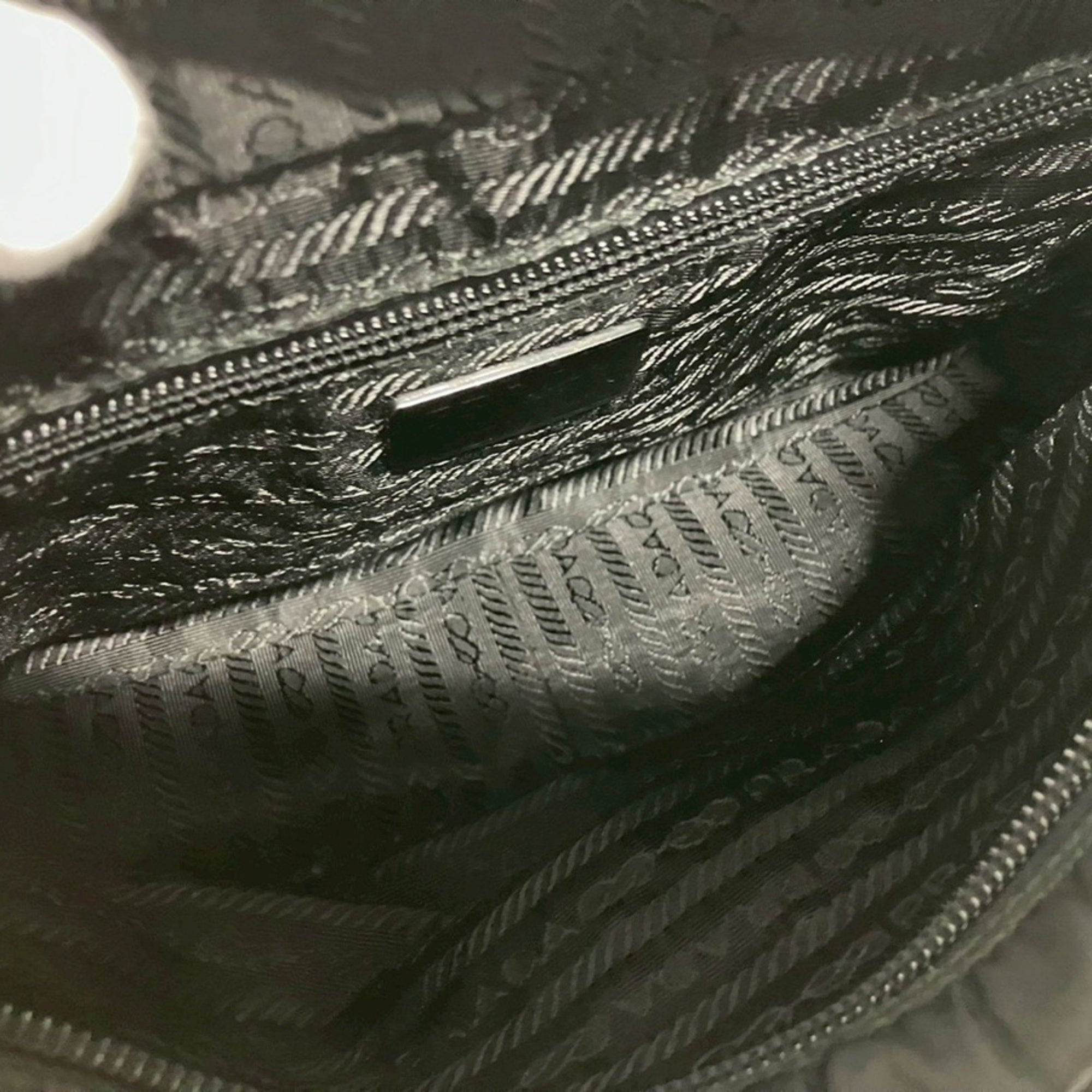 Prada Black Nylon Shoulder Bag (Pre-Owned)