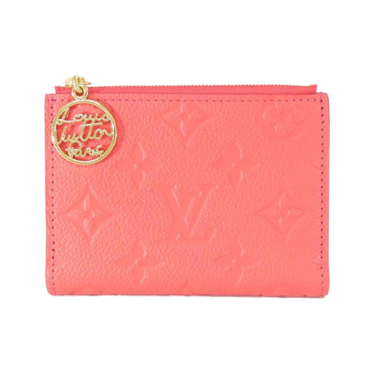 Louis Vuitton Pink Strawberry Leather Wallet (Bi-Fold) (Pre-Owned)