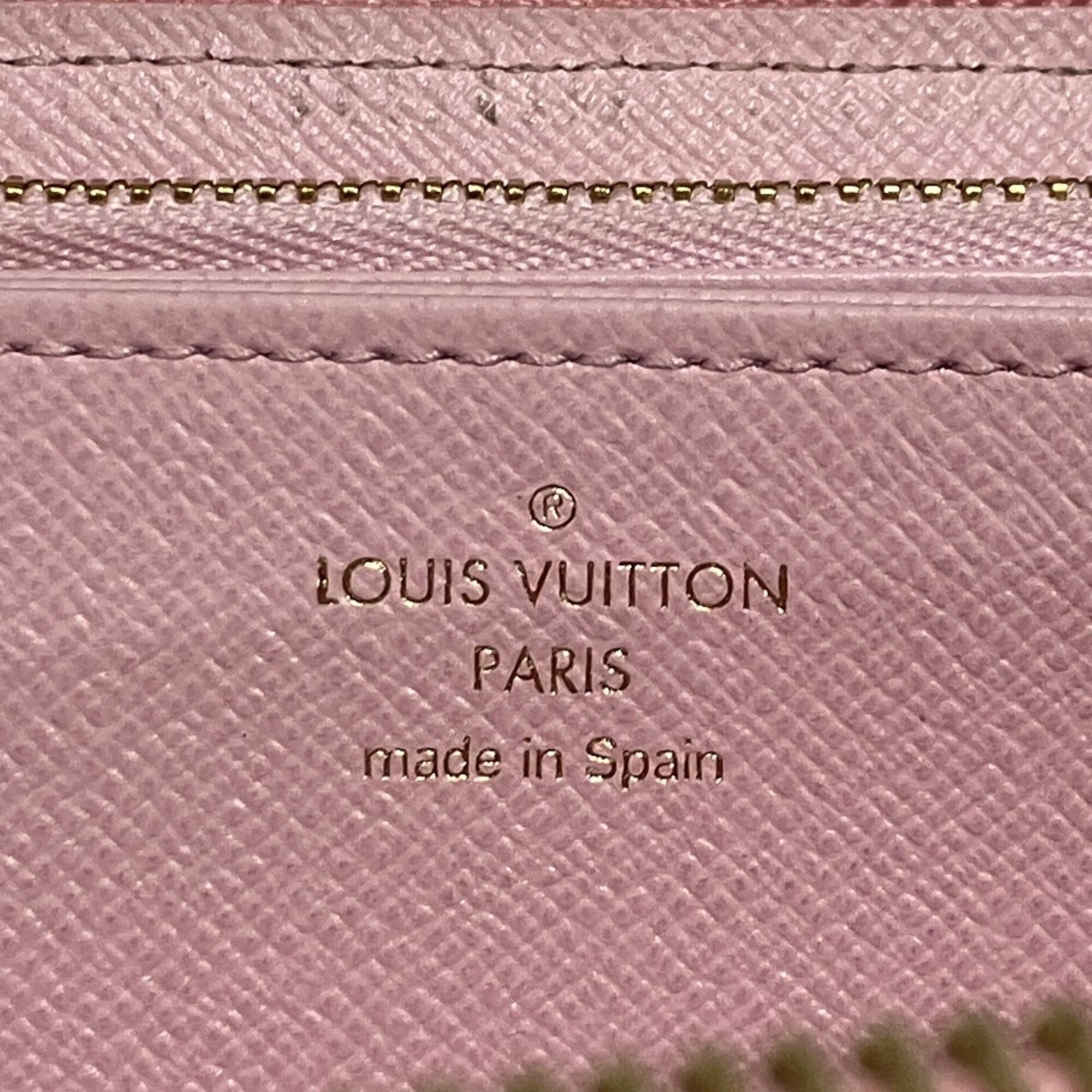 Louis Vuitton Rose Clair Pvc Long Wallet (Bi-Fold) (Pre-Owned)