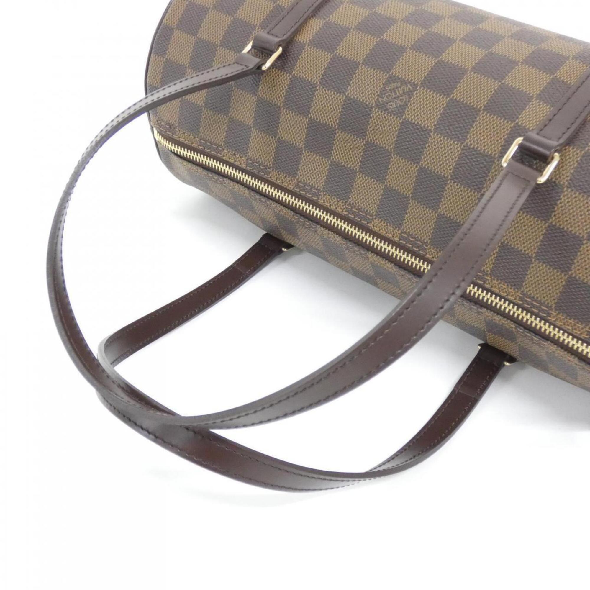 Louis Vuitton Ebene Coated Canvas Handbag Pouch (Pre-Owned)