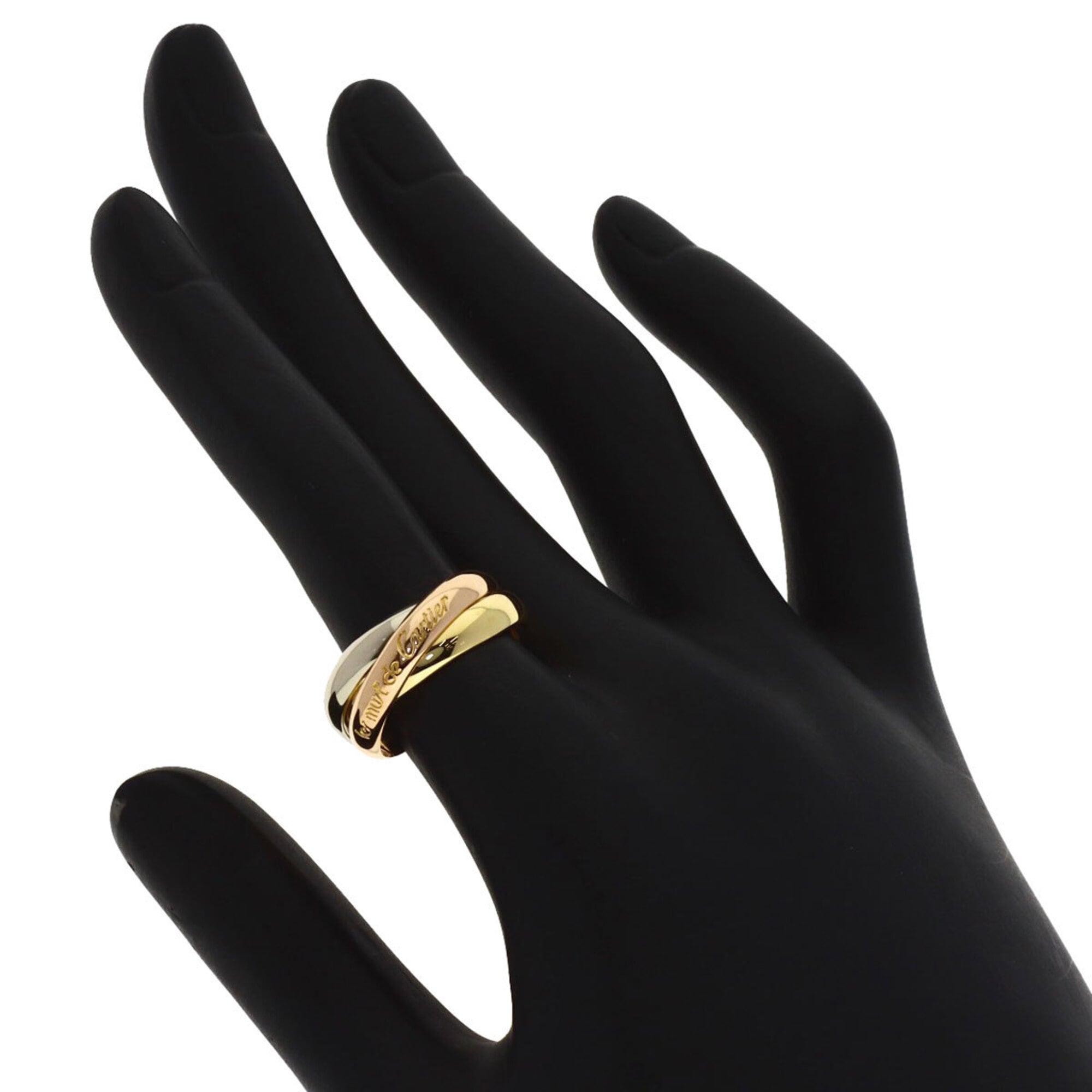 Cartier Yellow Gold (18K) Pink Gold (18K) White Gold (18K) Band Ring (Pre-Owned)