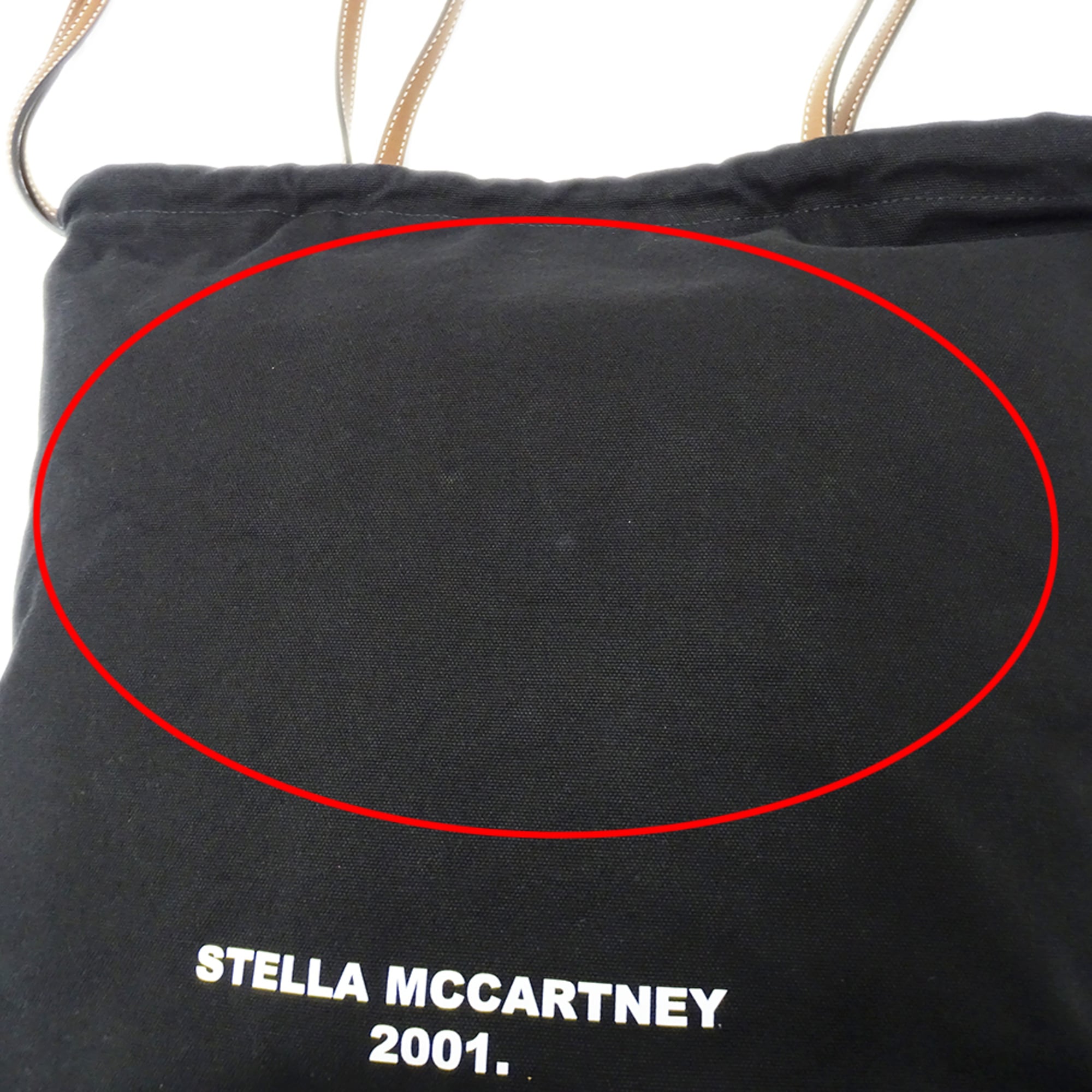 Stella Mccartney Black Canvas Handbag Tote Bag (Pre-Owned)